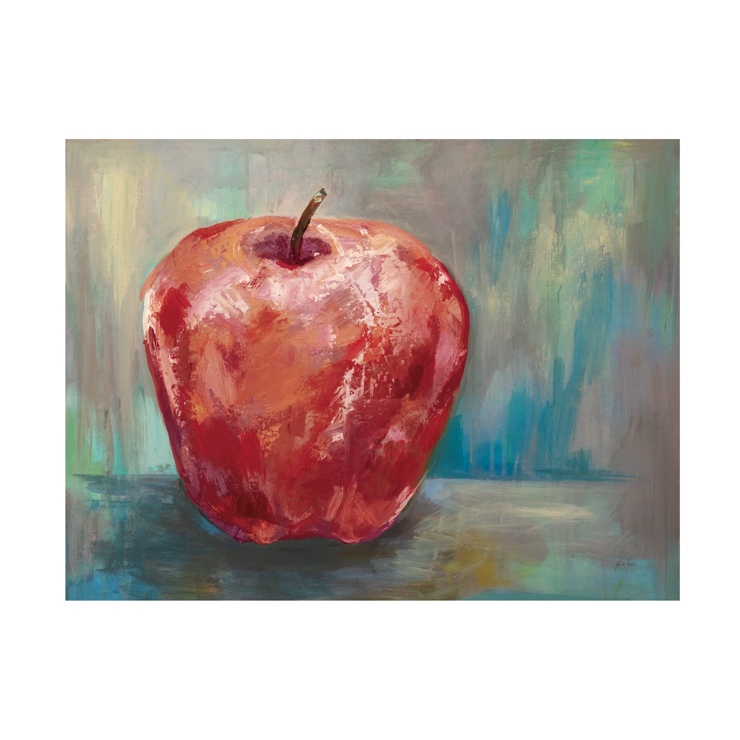Jeanette Vertentes 'Red Apple Crop' Canvas Art Print - 35x47 Inches, Modern Home Decor for Living Room, Bedroom & Office | Trademark Fine Art