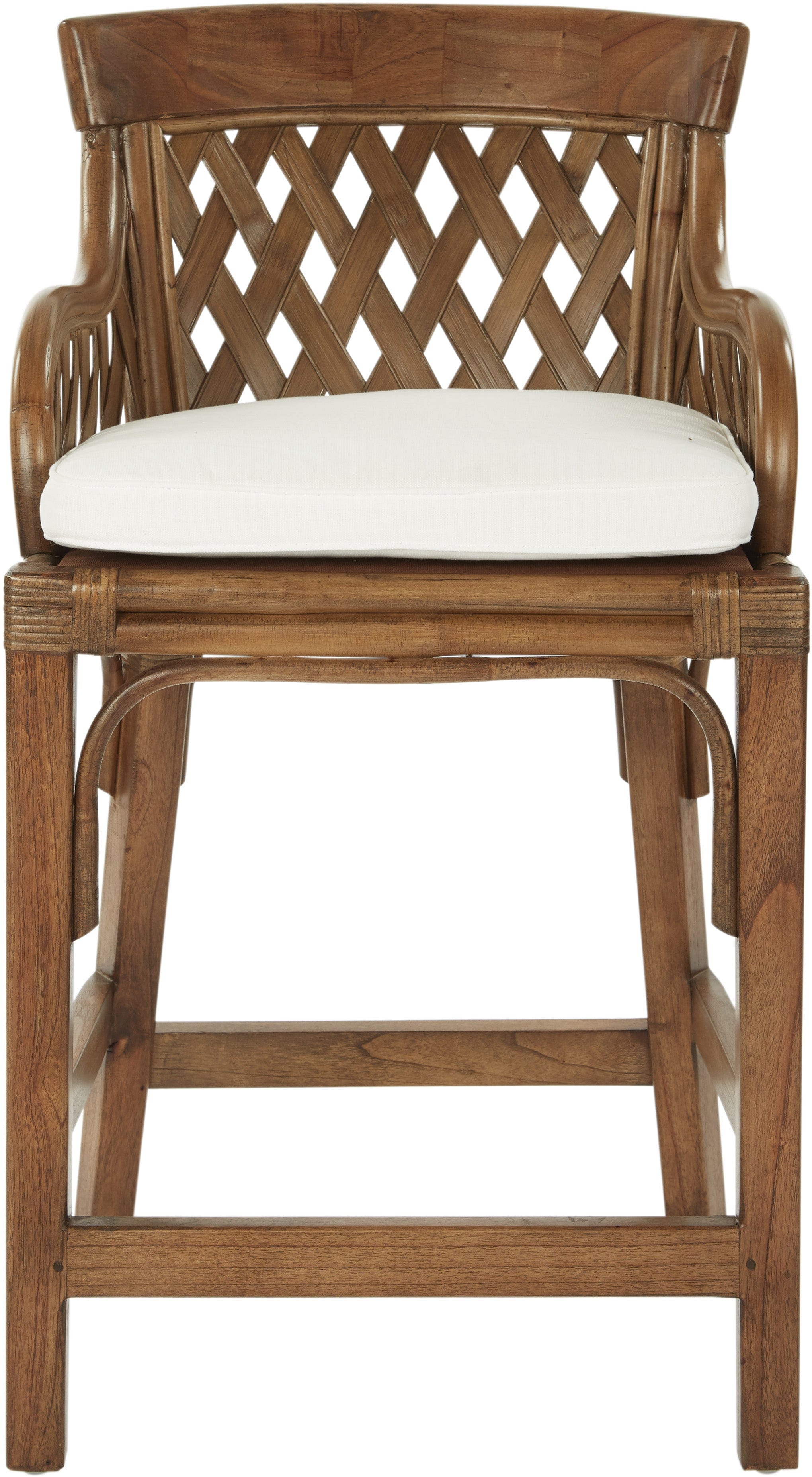 Office Star Plantation 24-Inch Counter Stool - Modern Wooden Bar Stool with Upholstered Seat [PLN158] - Perfect for Kitchen Islands, Breakfast Bars & Home Decor