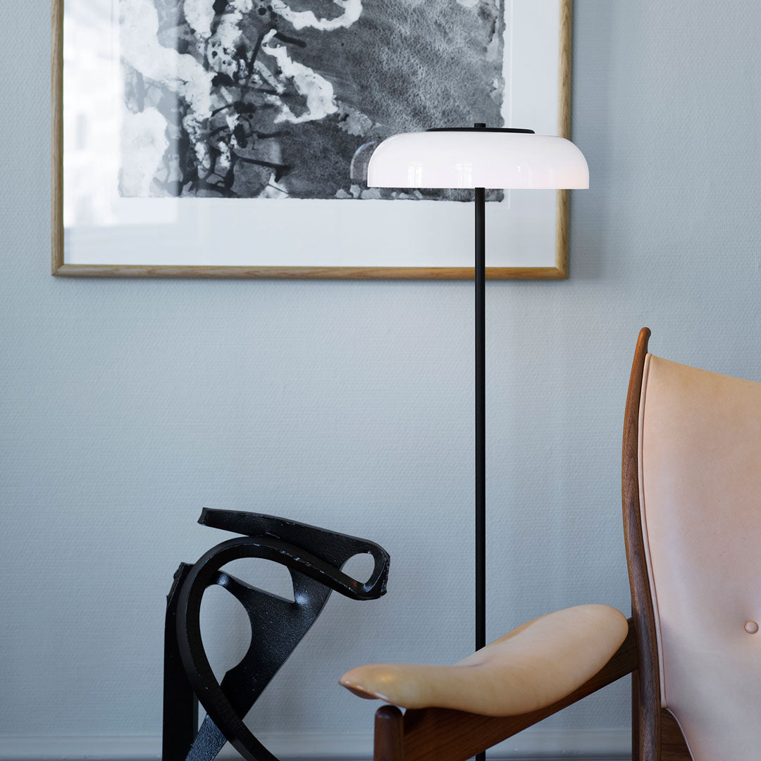 Blossi Modern LED Floor Lamp with Remote Control - Adjustable Brightness & Color Temperature for Living Room, Bedroom, or Office Lighting