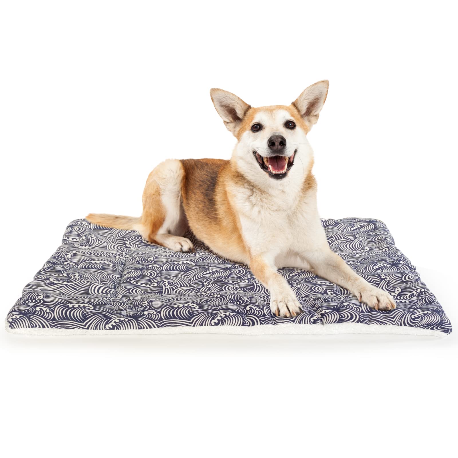 Marunda Self-Warming Cat Bed - Super Soft Dog Bed & Crate Blanket with Heating Pad | Thermal Pet Warming Mat for Cats & Dogs | Perfect for Winter Nights & Cold Floors