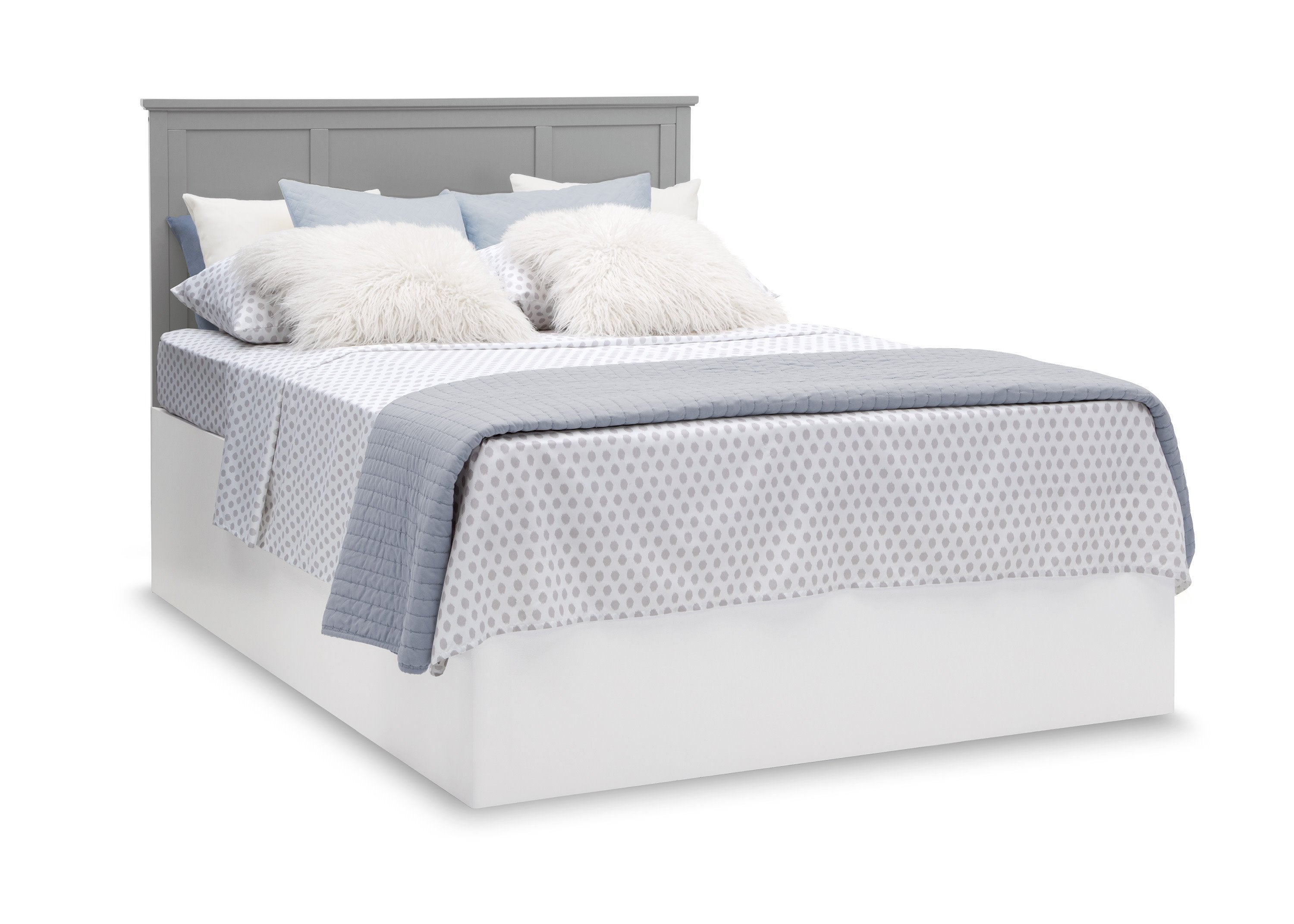 4-in-1 Convertible Baby Crib to Toddler Bed - White Nursery Furniture for Newborns & Kids - Perfect for Nursery, Bedroom & Daycare