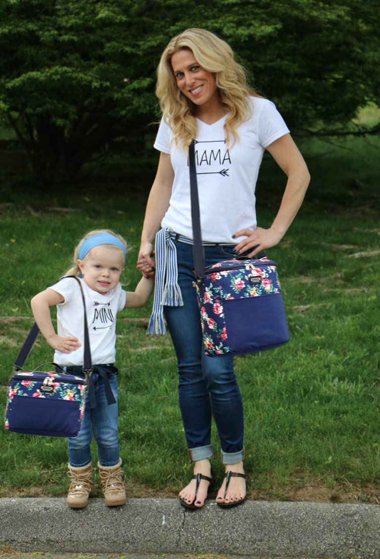 Insulated Reusable Lunch Bag for Women & Kids - Large Cooler Lunch Tote for Work, School, Picnic & Travel - Easy Clean & Leakproof Lunch Box for Office, Outdoors & Daily Commute