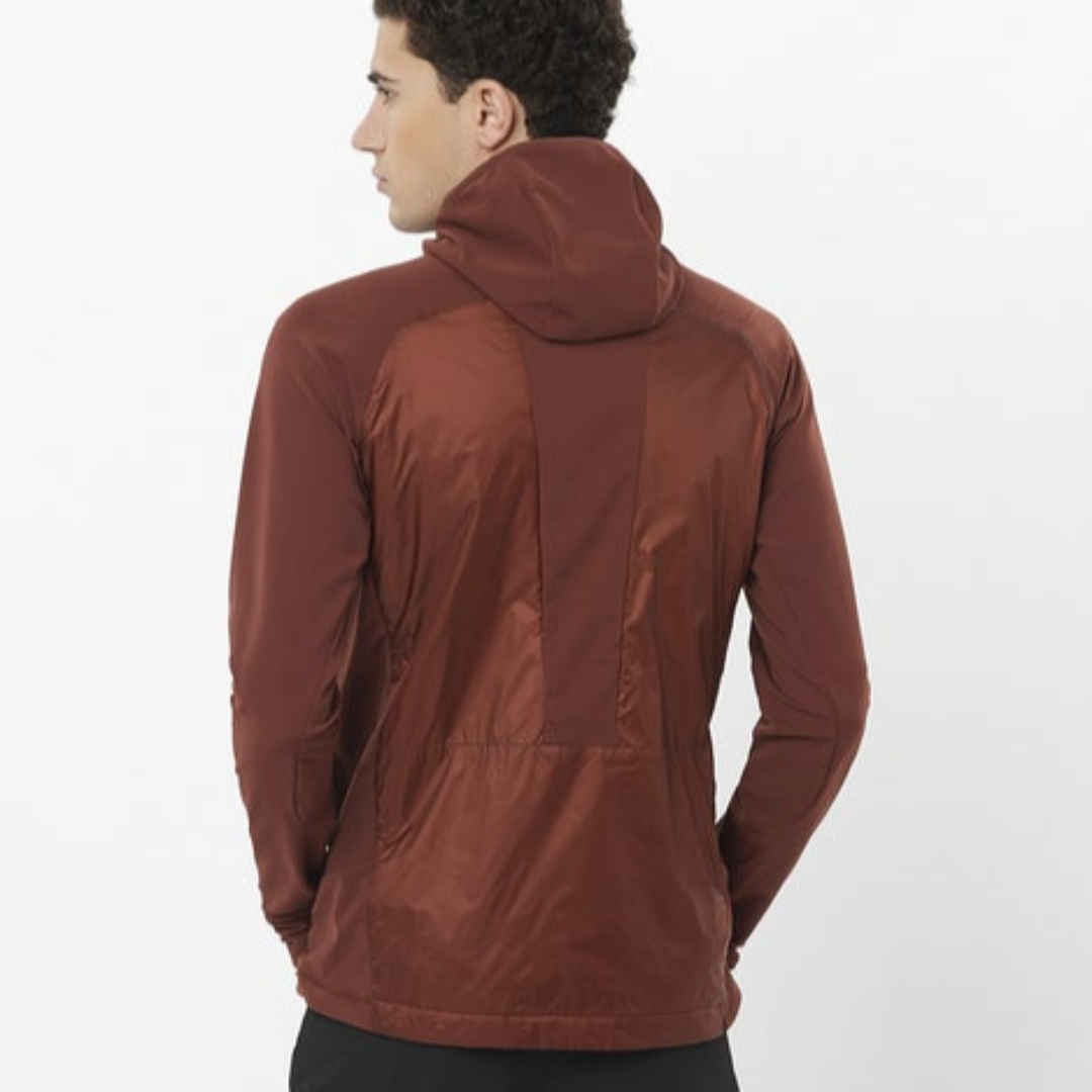 Salomon Men's Elixir Hybrid HD Insulated Hooded Jacket - Waterproof Winter Coat for Hiking, Skiing & Outdoor Activities (LC2291600)
