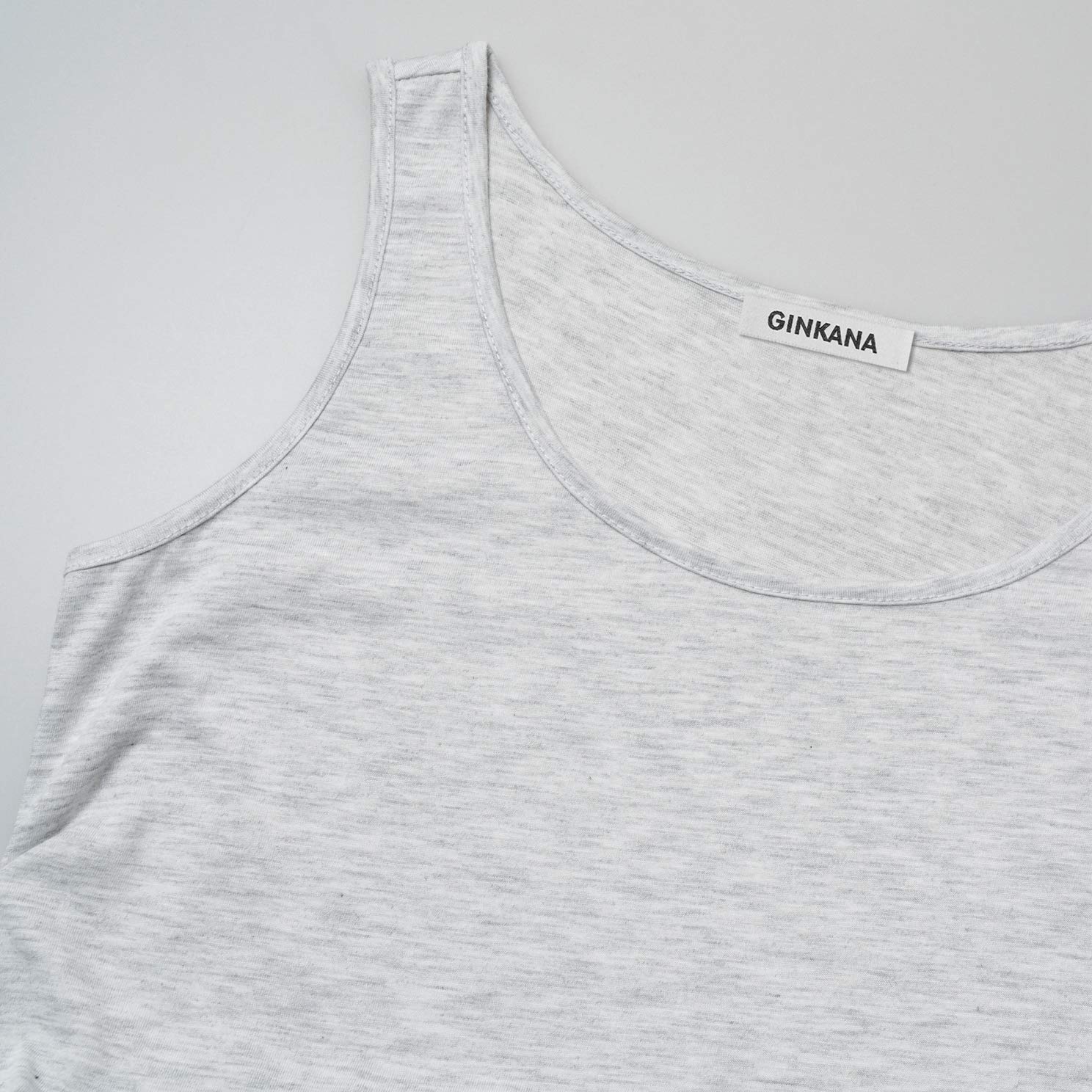GINKANA Maternity Tank Tops - Sleeveless Ruched Nursing Shirts for Pregnant Women | Comfortable Maternity Clothes for Summer & Breastfeeding