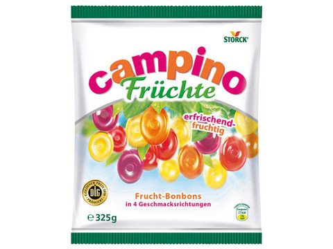 Storck Campino Fruit Hard Candies 325g - Assorted Flavors Bulk Pack - Perfect for Parties, Office Snacks & Gift Baskets