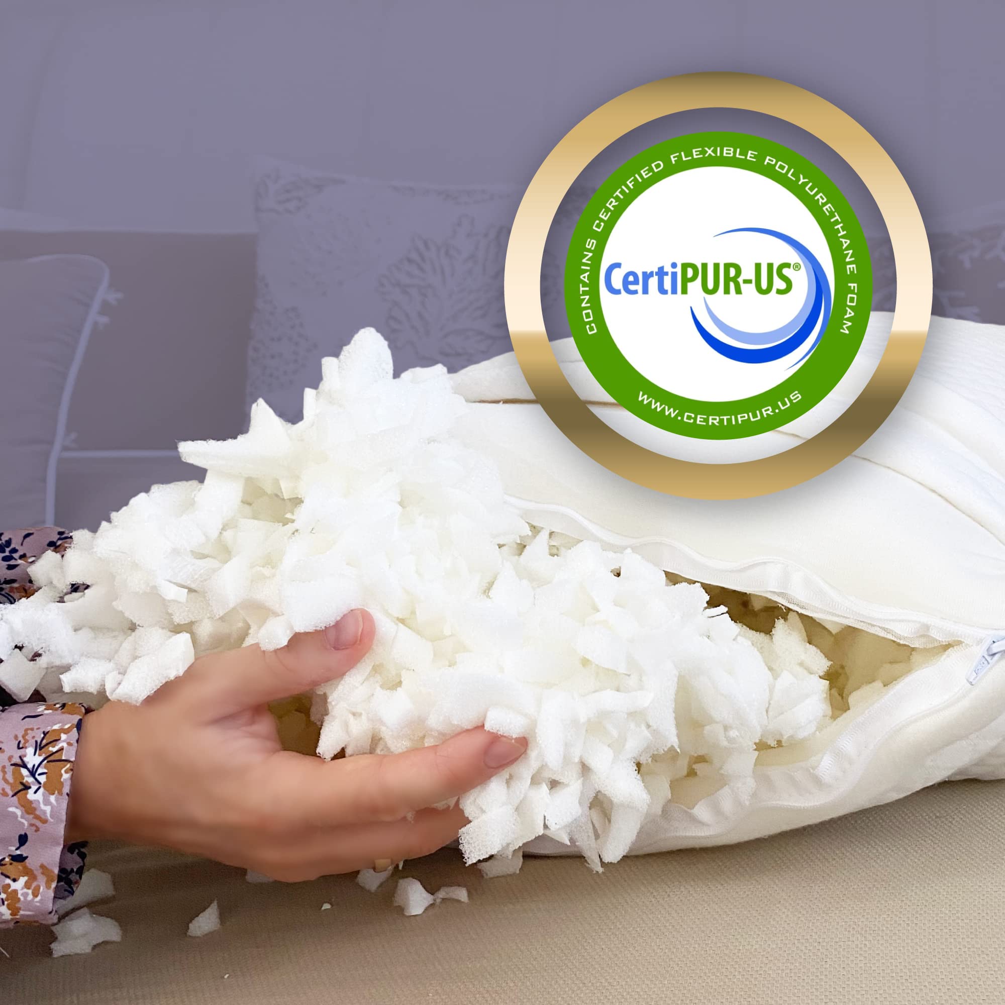 Royal Therapy Extra Shredded Memory Foam Pillow - King Size with Enhanced Support for Neck Pain Relief | Perfect for Side Sleepers, Back Pain Sufferers & Luxury Bedding Upgrade
