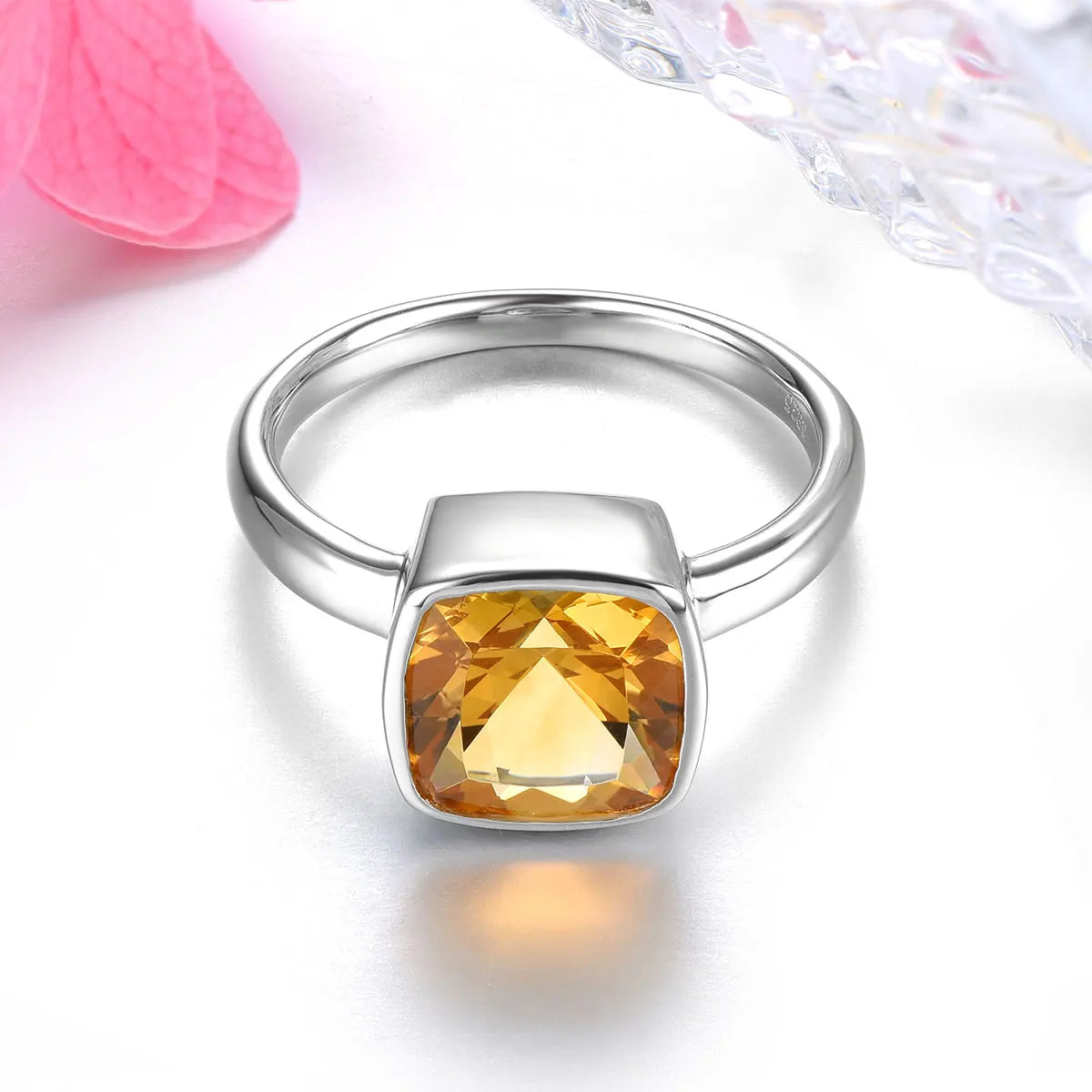 Natural Gemstone Ring for Women - Elegant Birthstone Jewelry Gift for Mom, Wife, Girlfriend | Perfect for Engagement, Anniversary & Special Occasions