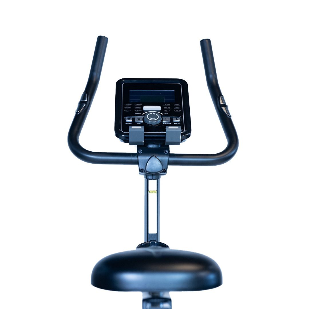 EFC B30 Upright Exercise Bike for Home Gym - Quiet Magnetic Resistance Indoor Cycling Bike with LCD Monitor - Perfect for Cardio Workouts & Weight Loss