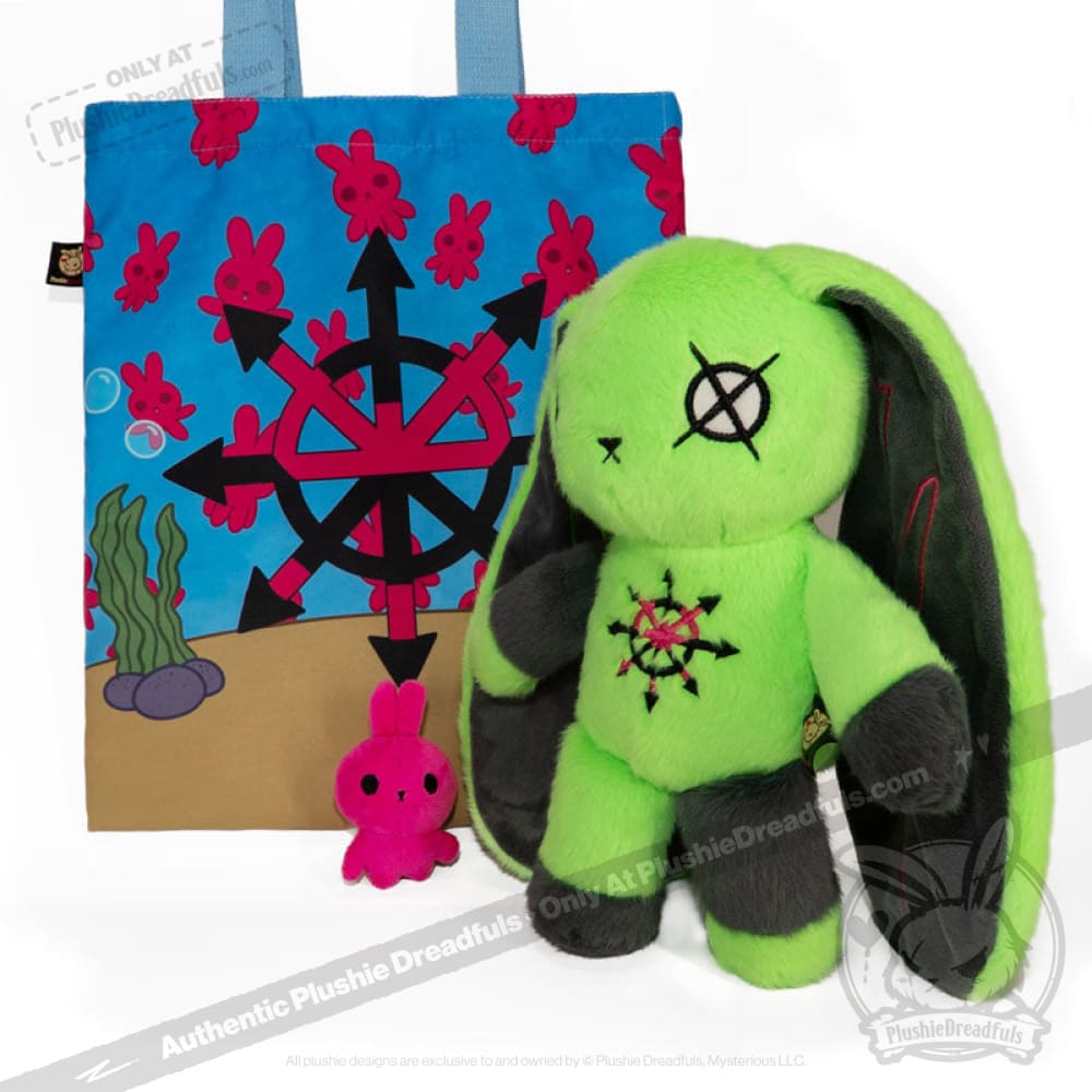 Plushie Dreadfuls ADHD Rabbit Extra Chaos Edition - Soft Stuffed Animal Toy for Kids & Adults | Perfect for Anxiety Relief, ADHD Support & Emotional Comfort