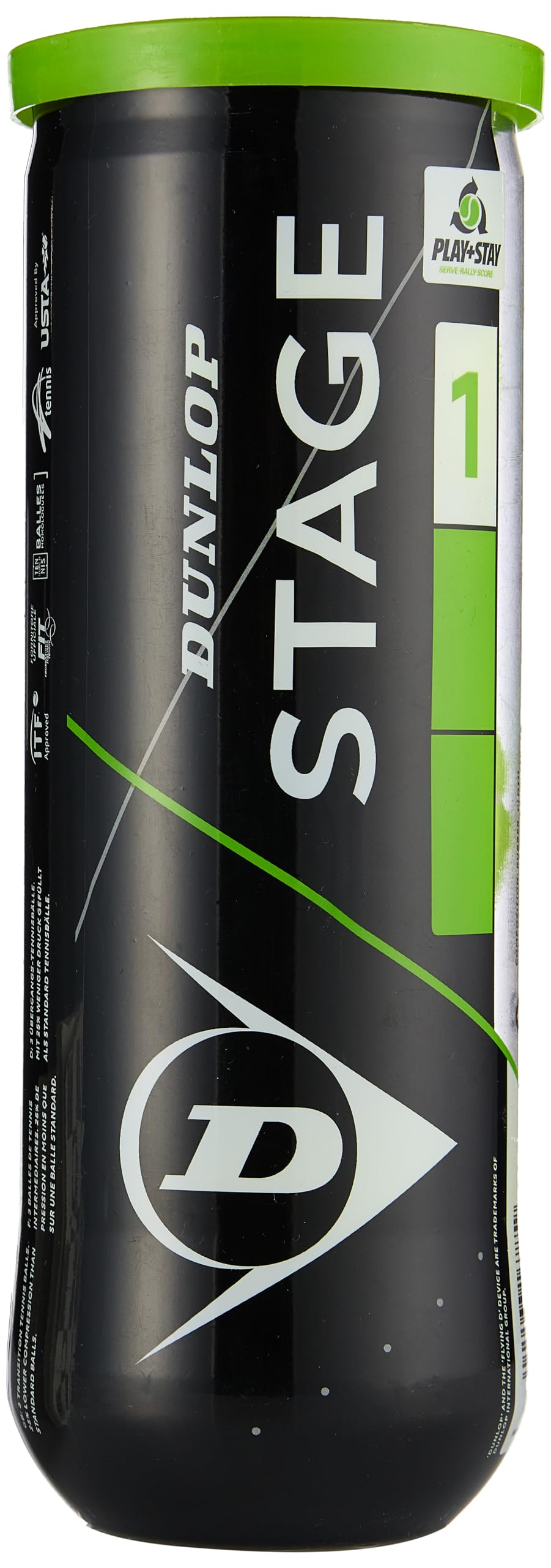 DUNLOP Tennis Balls - High Visibility Green for Outdoor & Indoor Play - Premium Tennis Balls for Training, Matches, and Recreational Use