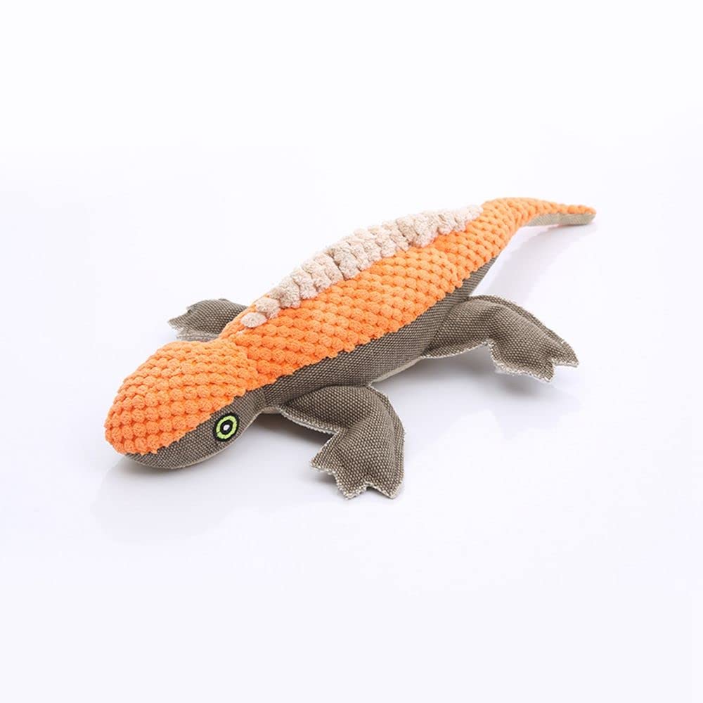Bite-Resistant Lizard Chew Toys for Dogs - Durable Puppy Teething Toys for Aggressive Chewers, Dog Dental Cleaning & Outdoor Play - Perfect for Puppy Training, Teething Relief & Interactive Playtime