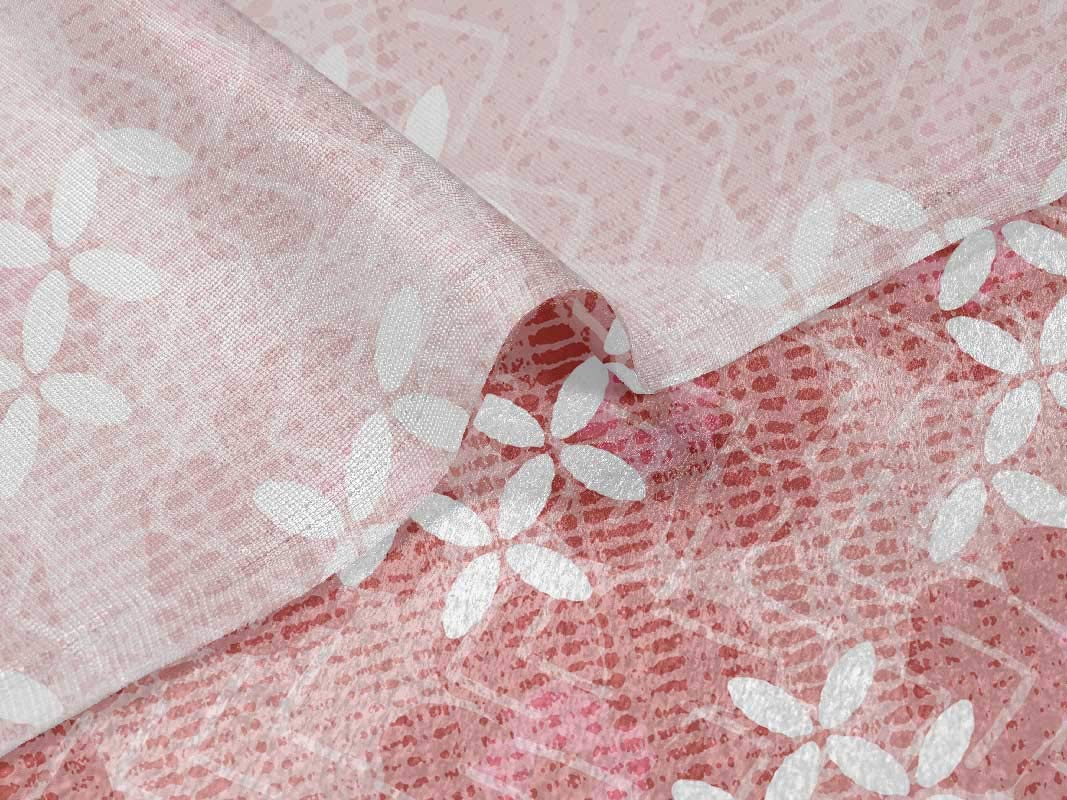 oneOone Velvet Medium Pink Floral & Texture Dress Fabric - 58 Inch Wide by The Yard | Soft Material for Dresses, Skirts & Home Decor