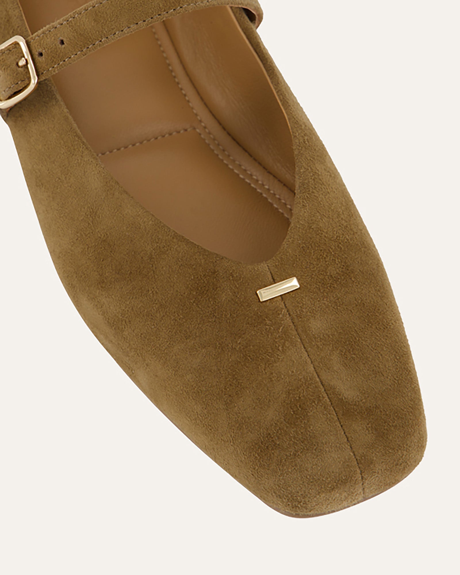 April Casual Flats - Bark Suede Slip-On Shoes for Women | Comfortable & Stylish Loafers for Work, Travel & Everyday Wear