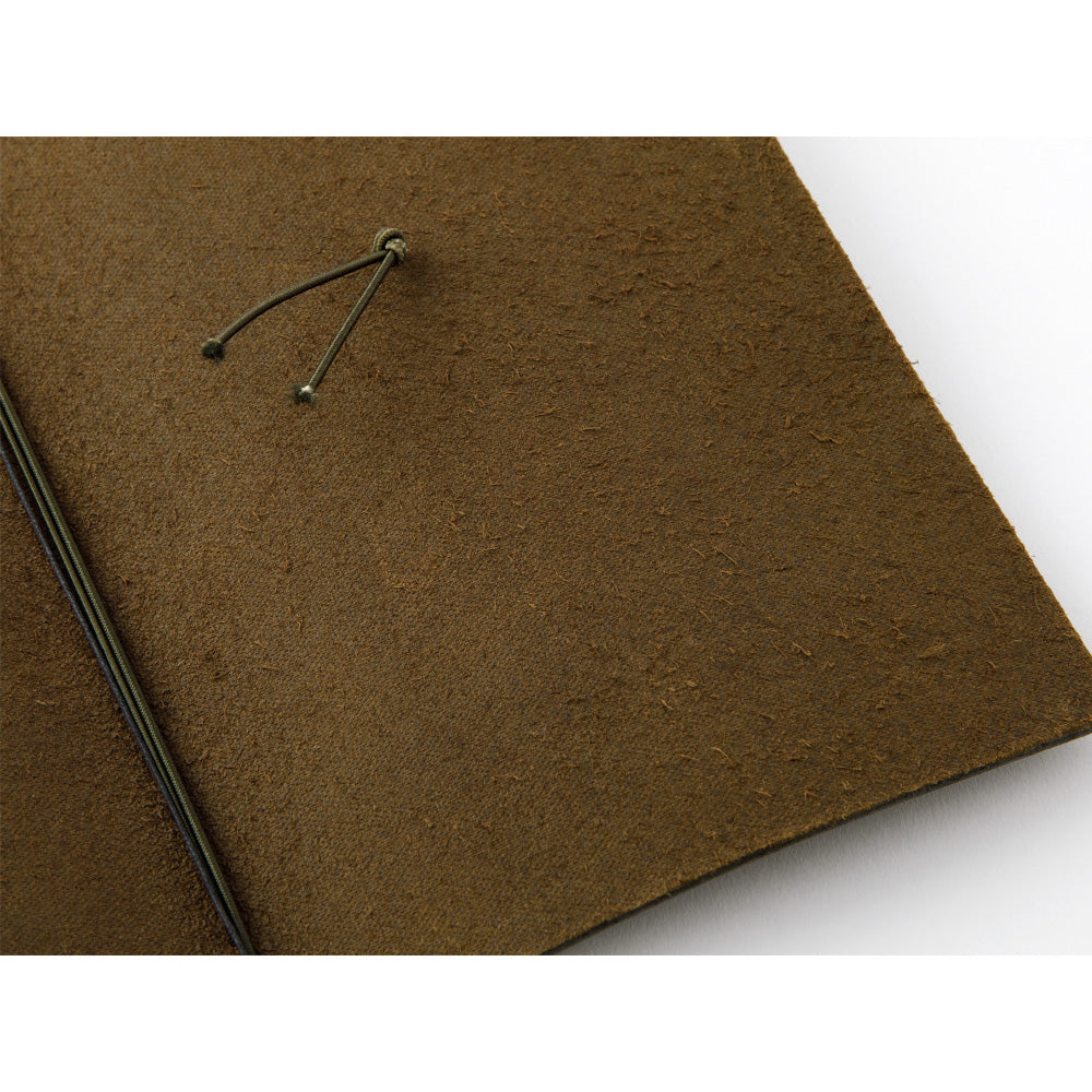 Traveler's Notebook Starter Kit - Regular Size Olive Brown Leather Cover with Refillable Notebooks & Accessories | Perfect for Journaling, Travel, Sketching & Daily Planning