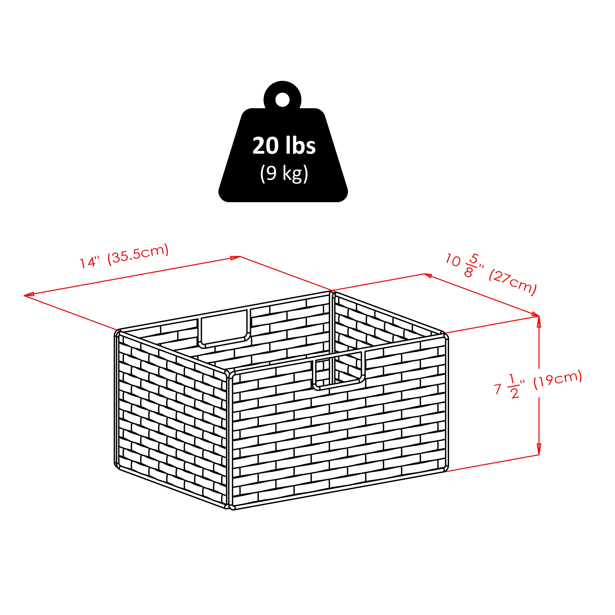Winsome Omaha 3-Tier Storage Rack with Baskets - Black | Space-Saving Organizer for Bedroom, Bathroom, Kitchen & Office
