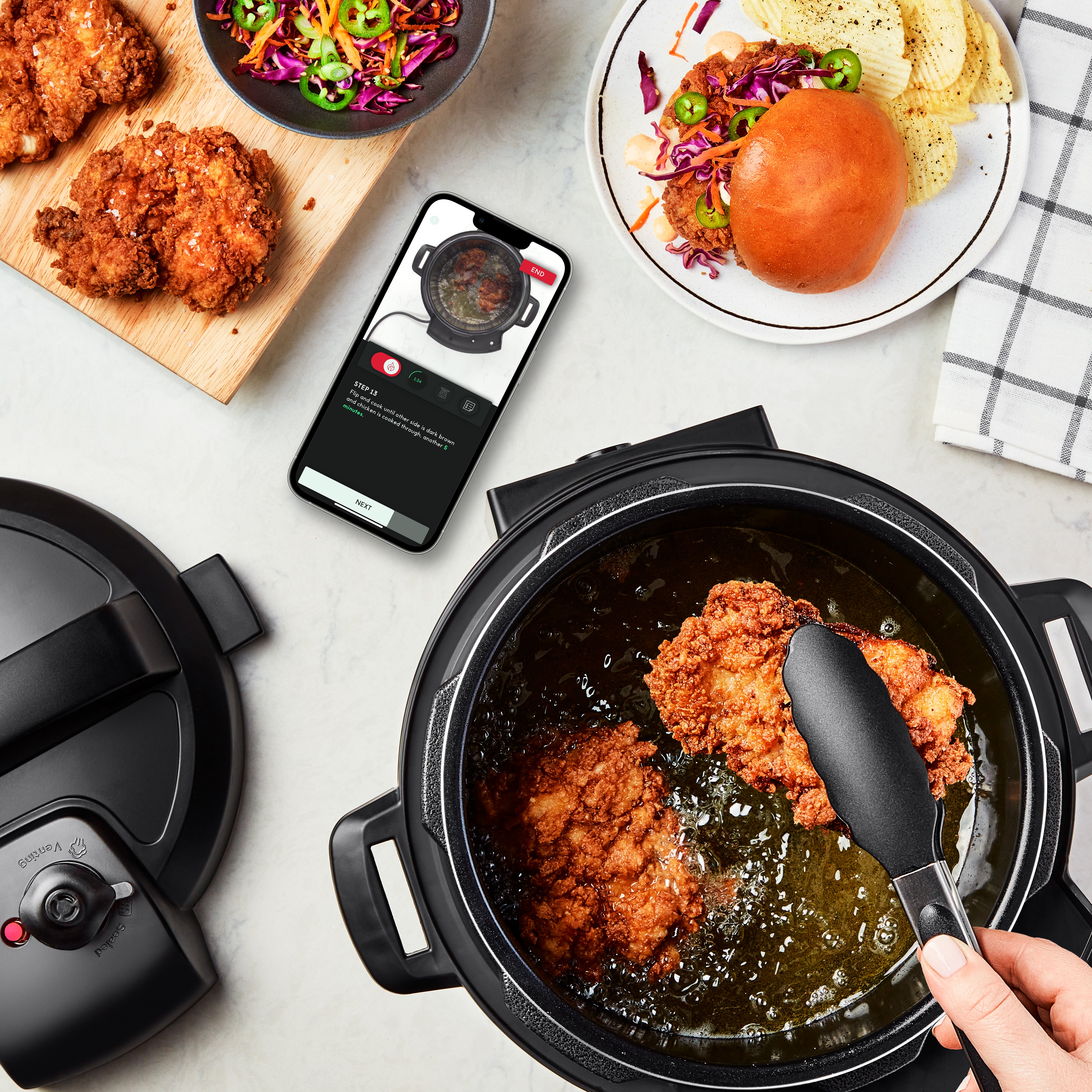 IQ Cooker - Smart Multi-Functional Pressure Cooker for Fast & Healthy Meals | Perfect for Busy Families, Meal Prep & Healthy Cooking