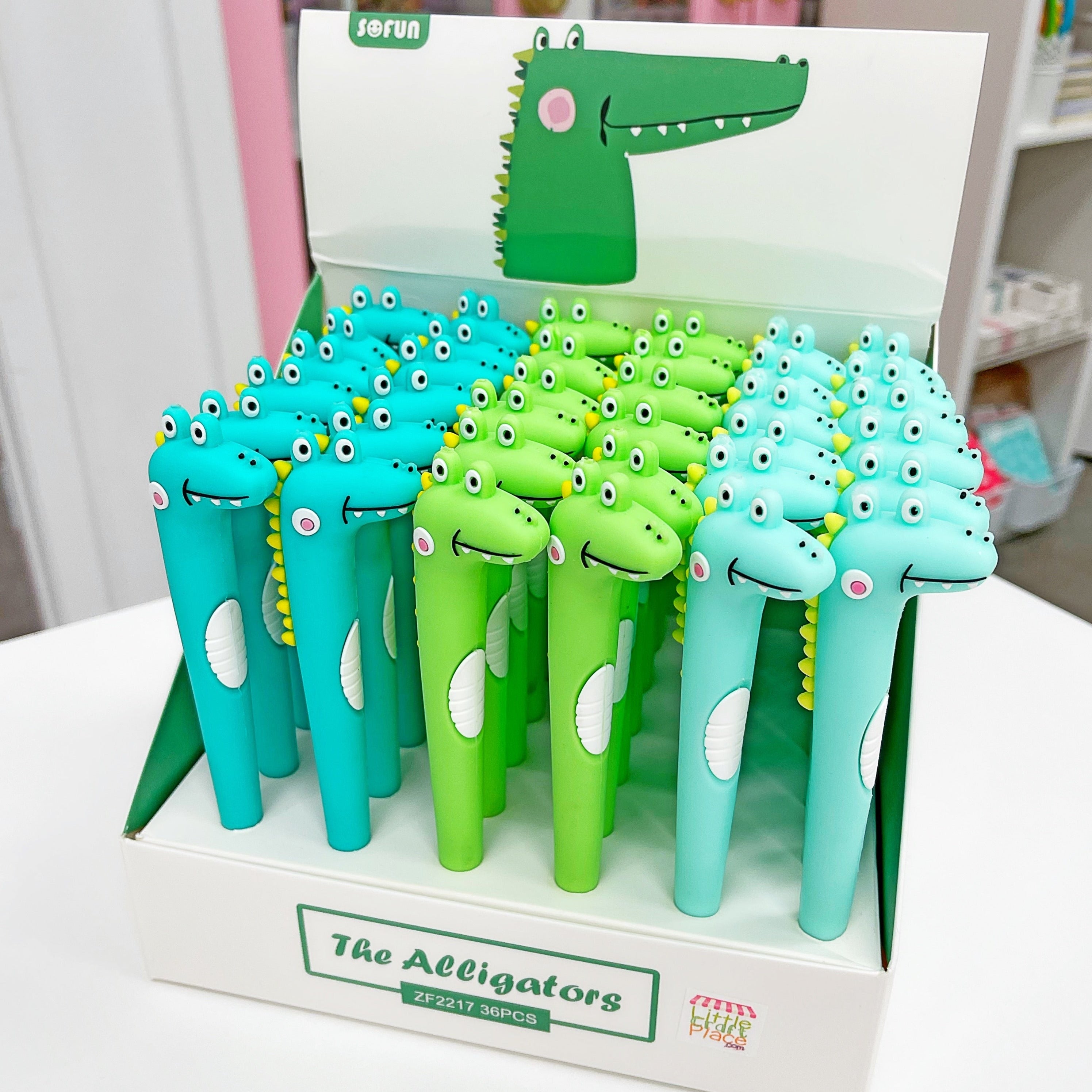 Premium Alligator Gel Pens - Smooth Writing, Comfort Grip - Ideal for Office, School & Note Taking