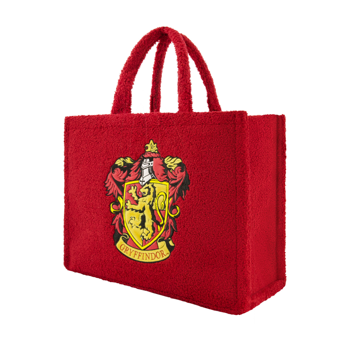 Harry Potter Gryffindor Crest Tote Bag with Trolley Strap - Stylish Hogwarts House Themed Shopping Bag for Fans, Travel & Grocery Shopping