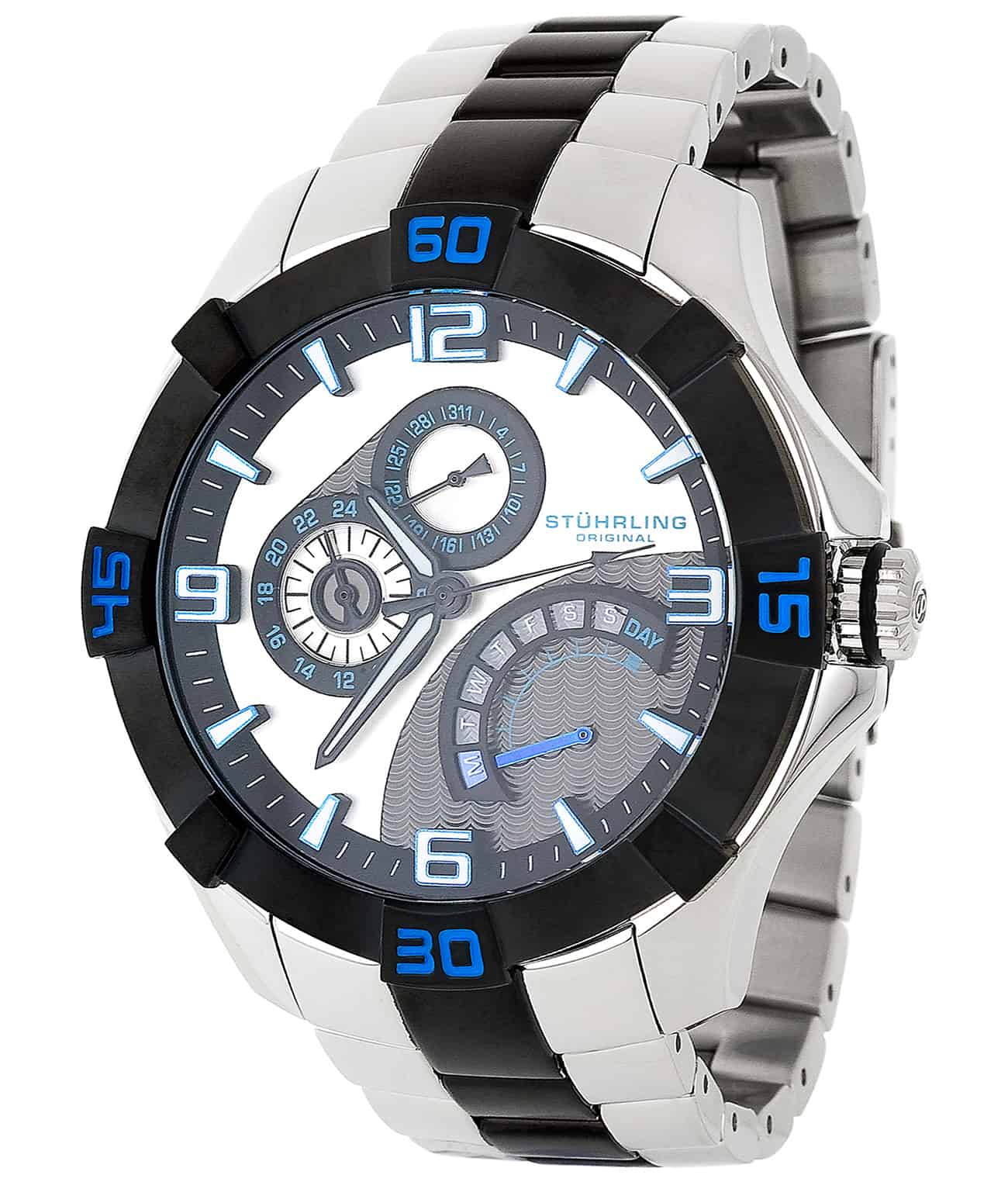 Black Dial / Black PVD Case / Black PVD Stainless Steel Bracelet Black PVD Deployant Buckle