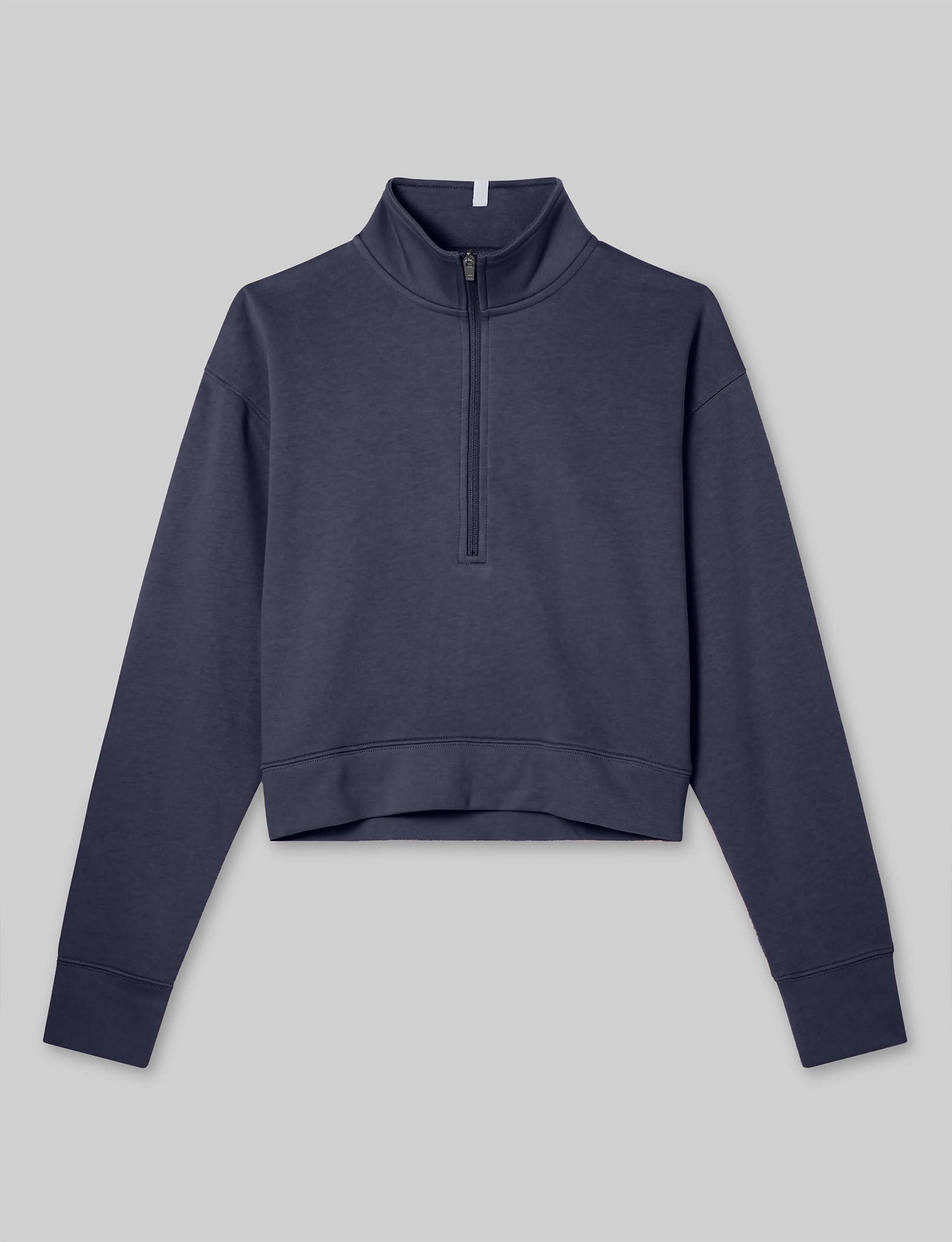 Women's French Terry Half Zip Sweatshirt - Cozy Pullover Hoodie for Casual Wear, Gym & Lounge | Soft Fleece-Lined Comfort Top for Fall & Winter
