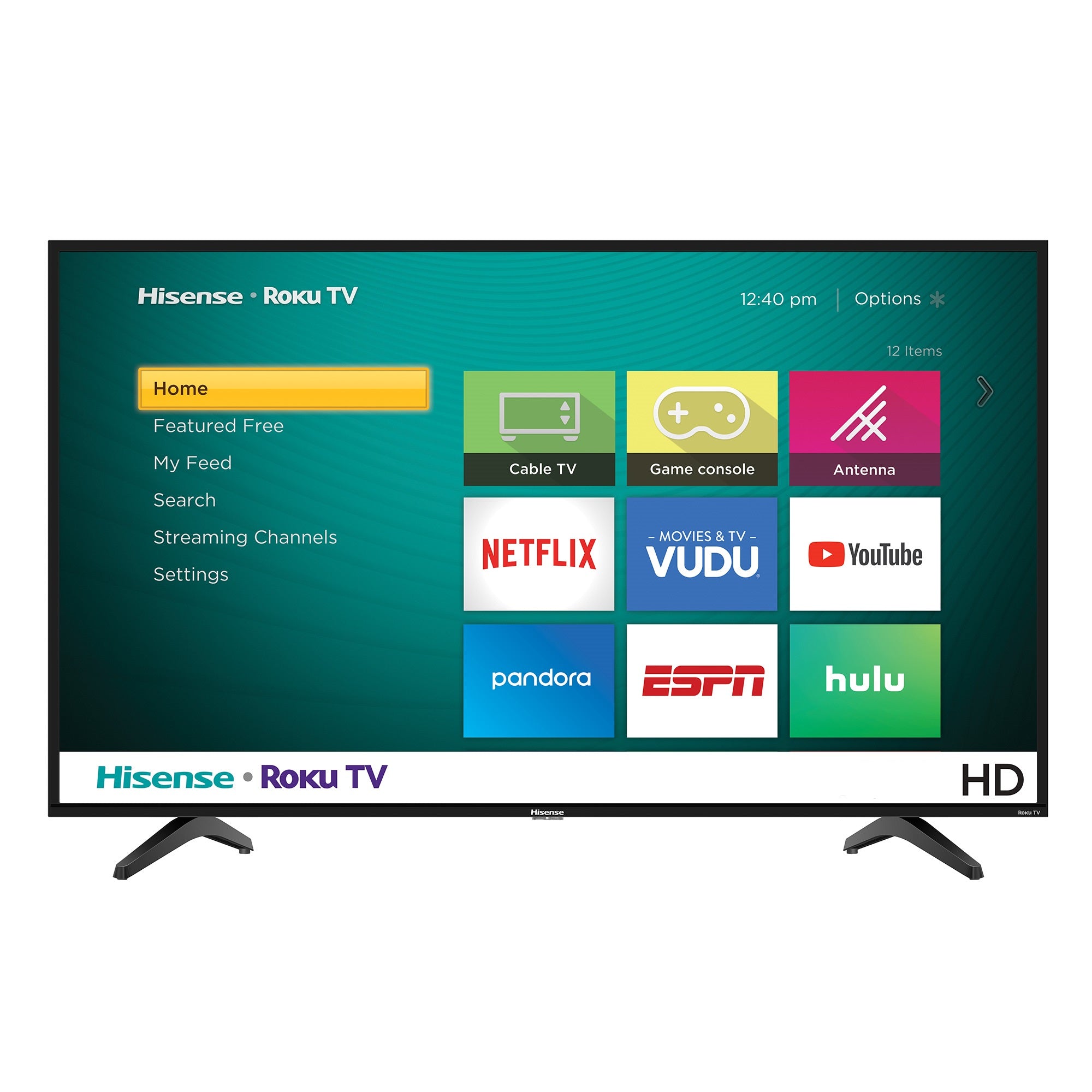 Hisense 32 Inch 720P HD LED Roku Smart TV (32H4030F1) - Perfect for Bedrooms, Dorms, and Small Spaces with Built-in Streaming Apps