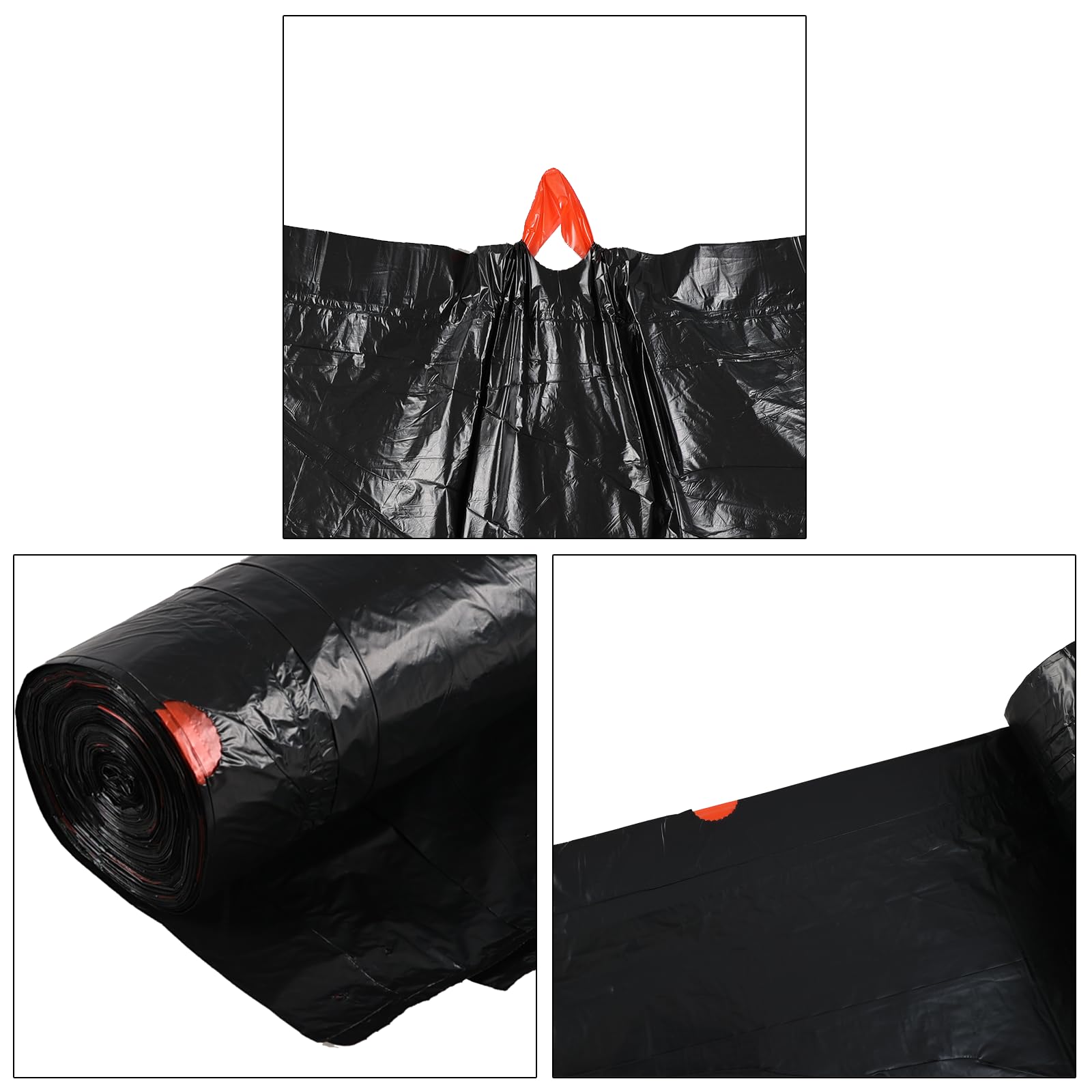 13 Gallon Drawstring Trash Bags - 102 Count Heavy Duty Kitchen Garbage Bags, Black | Perfect for Home, Office, and Outdoor Waste Disposal