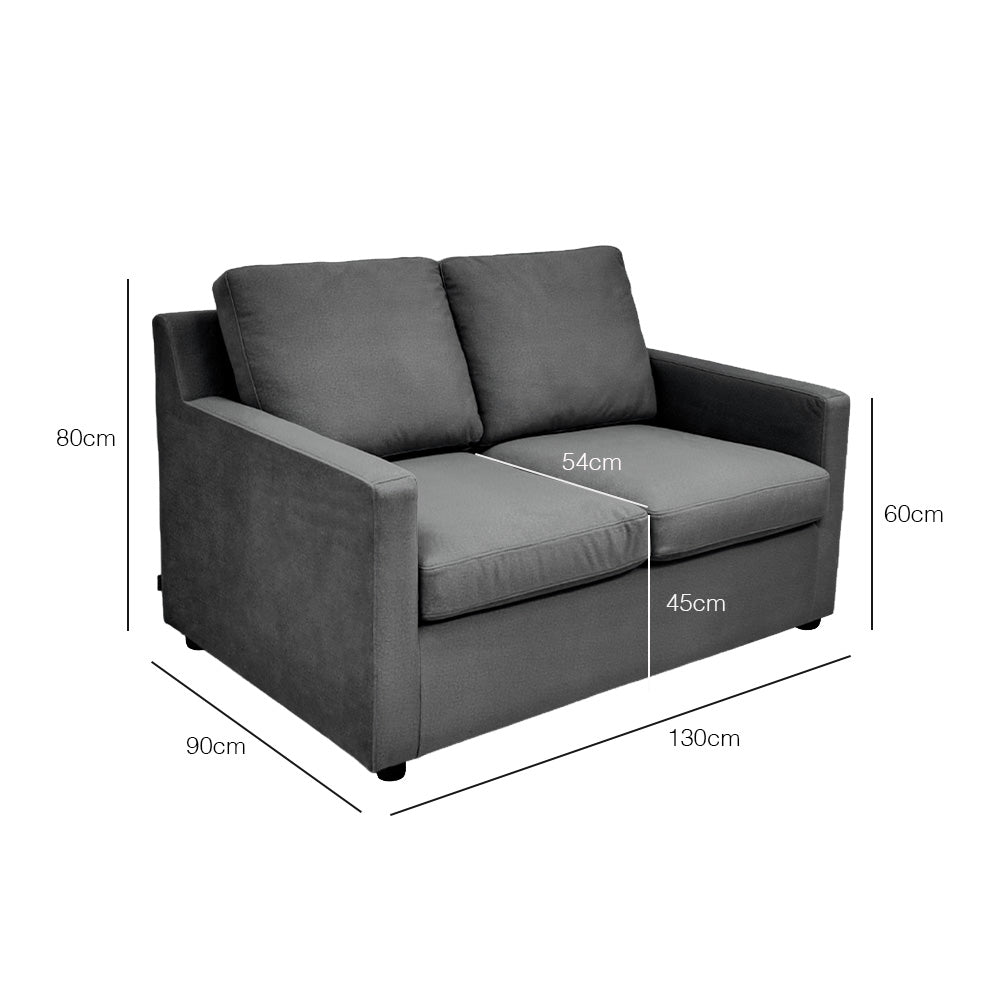 Vesper 2 Seater Sofa Bed - Convertible Sleeper Sofa for Small Spaces | Modern Living Room Furniture for Apartments & Guest Rooms | Comfortable & Space-Saving Design