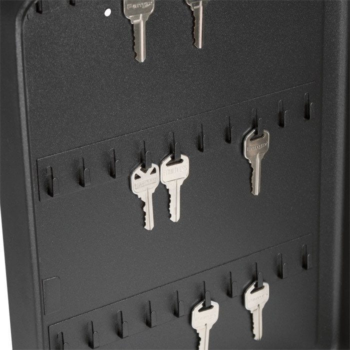 Barska AX11822 60-Key Secure Lock Box with Resettable Combination Lock - Perfect for Home, Office & Hotel Key Storage