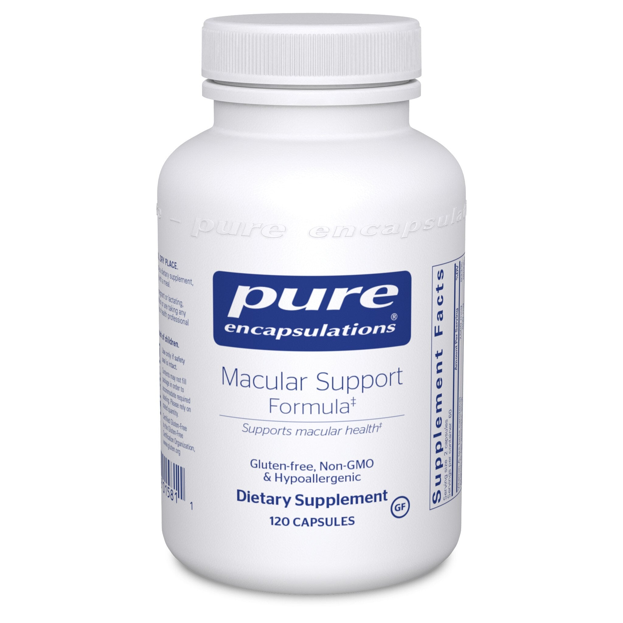 Pure Encapsulations Macular Support Formula - Eye Health Supplement with Lutein & Zeaxanthin for Vision Support - Perfect for Computer Users & Aging Eyes