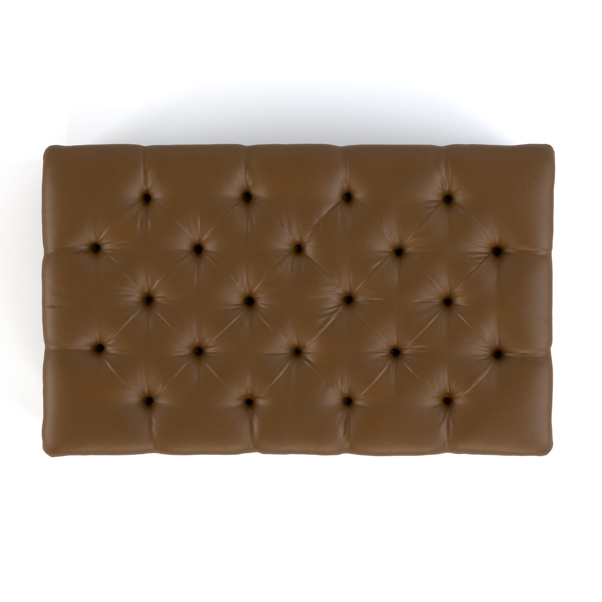 Origins Tufted Diamond Cocktail Ottoman - Stylish Footrest & Extra Seating for Living Room, Bedroom or Lounge - Perfect Home Decor Accent Piece