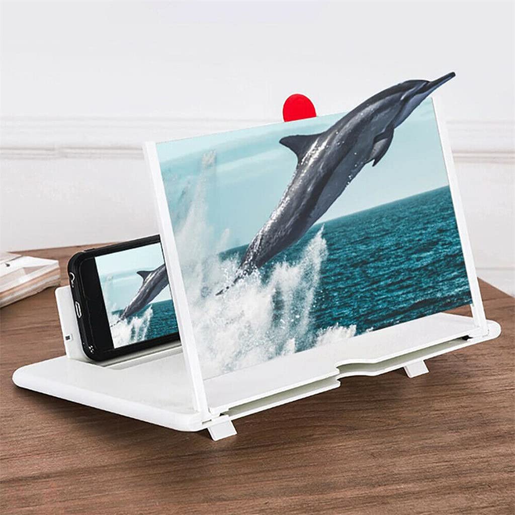 12 Inch HD Mobile Phone Screen Amplifier - Foldable Magnifying Stand for Movies & Gaming | Portable Phone Screen Enhancer for Home, Office & Travel Entertainment
