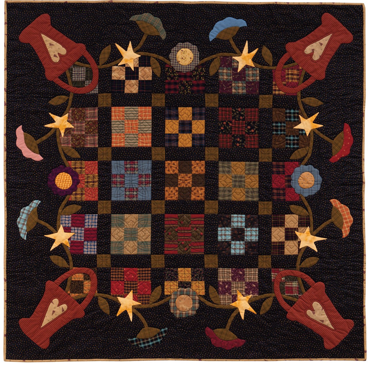 13 Beautiful Patchwork Quilt Patterns for Country Home Decor - Cozy Bedroom & Living Room Designs