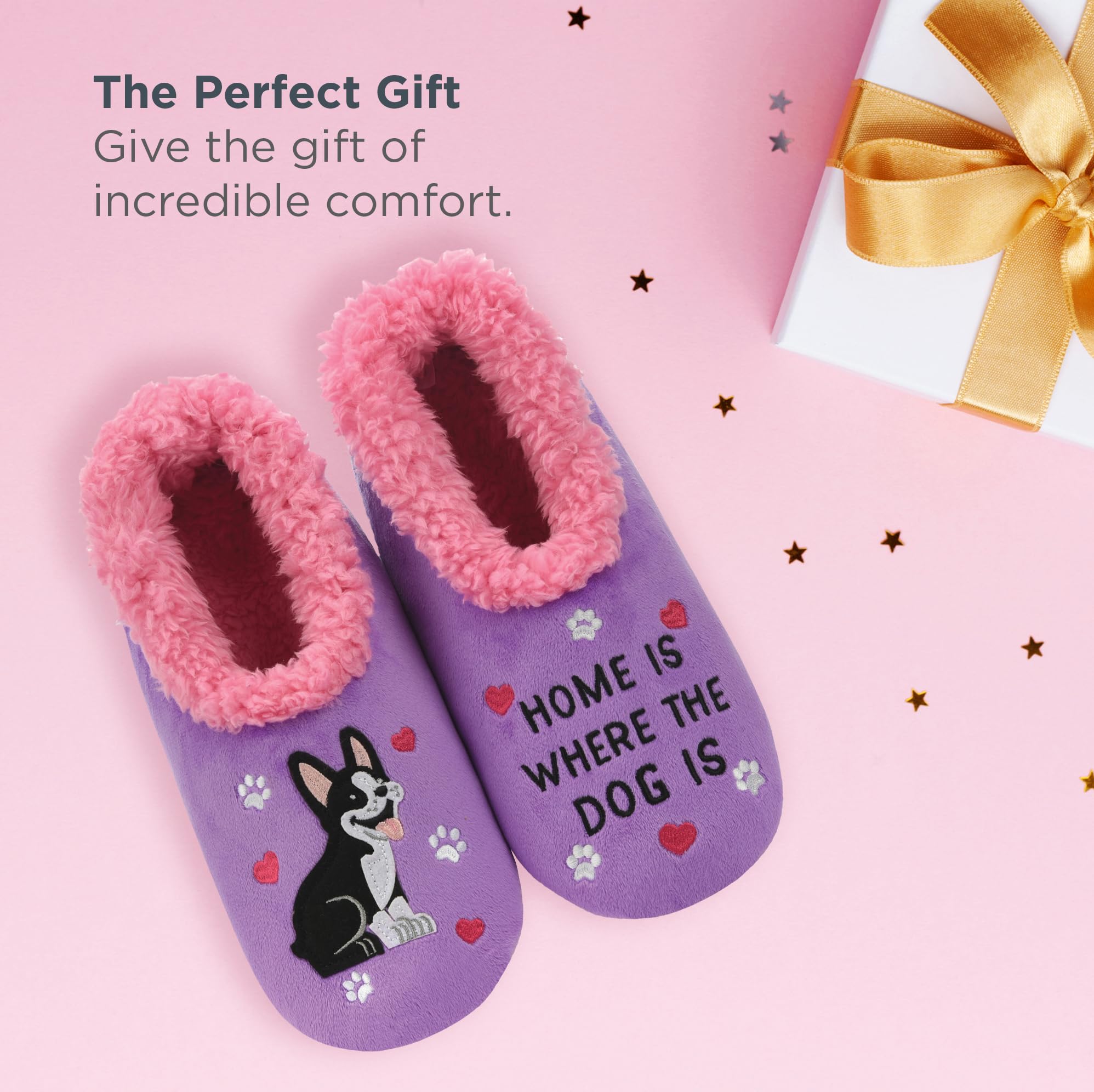 Funny Non-Slip Fuzzy Slipper Socks for Women - Cozy Pairable House Slippers | Perfect for Indoor Relaxation, Lounging & Gift Giving