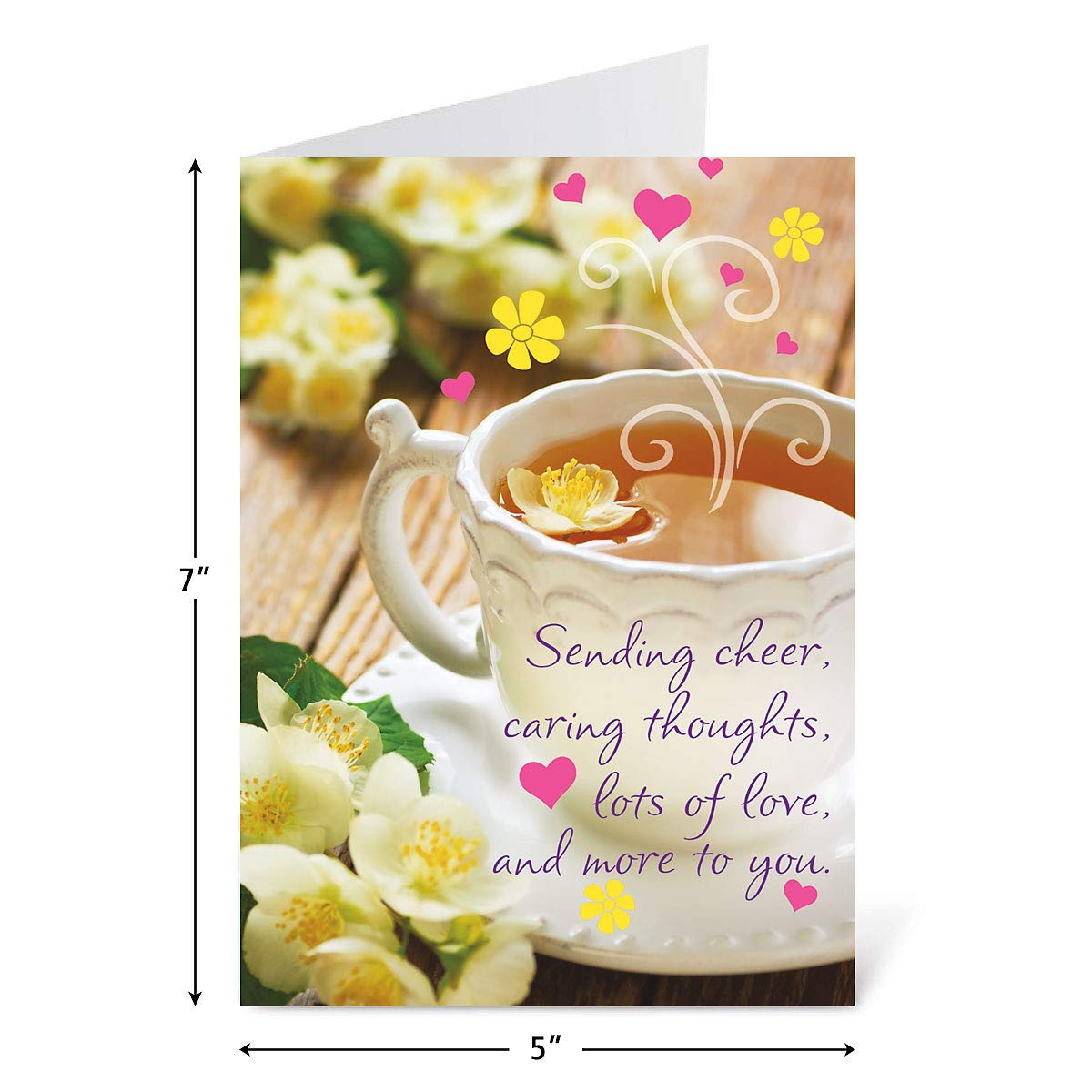 Get Well Soon Greeting Cards - Set of 8 (4 Designs), 5
