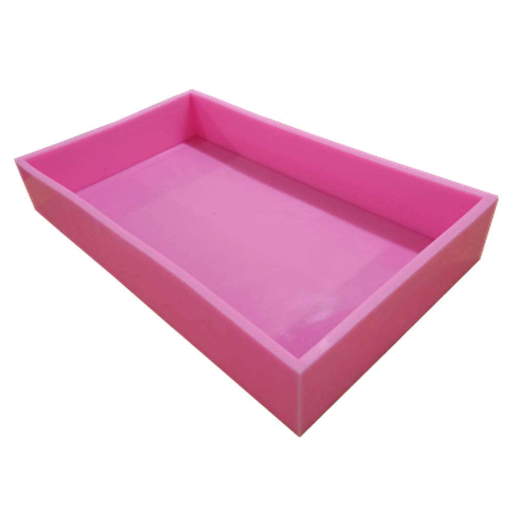 550.325.88mm Large Silicone Soap Mold - CP Soap Making Tray Slab with Silicone Liner for Handmade Soap Crafting | Perfect for DIY Soap Makers, Bath Bomb Molds & Home Spa Projects