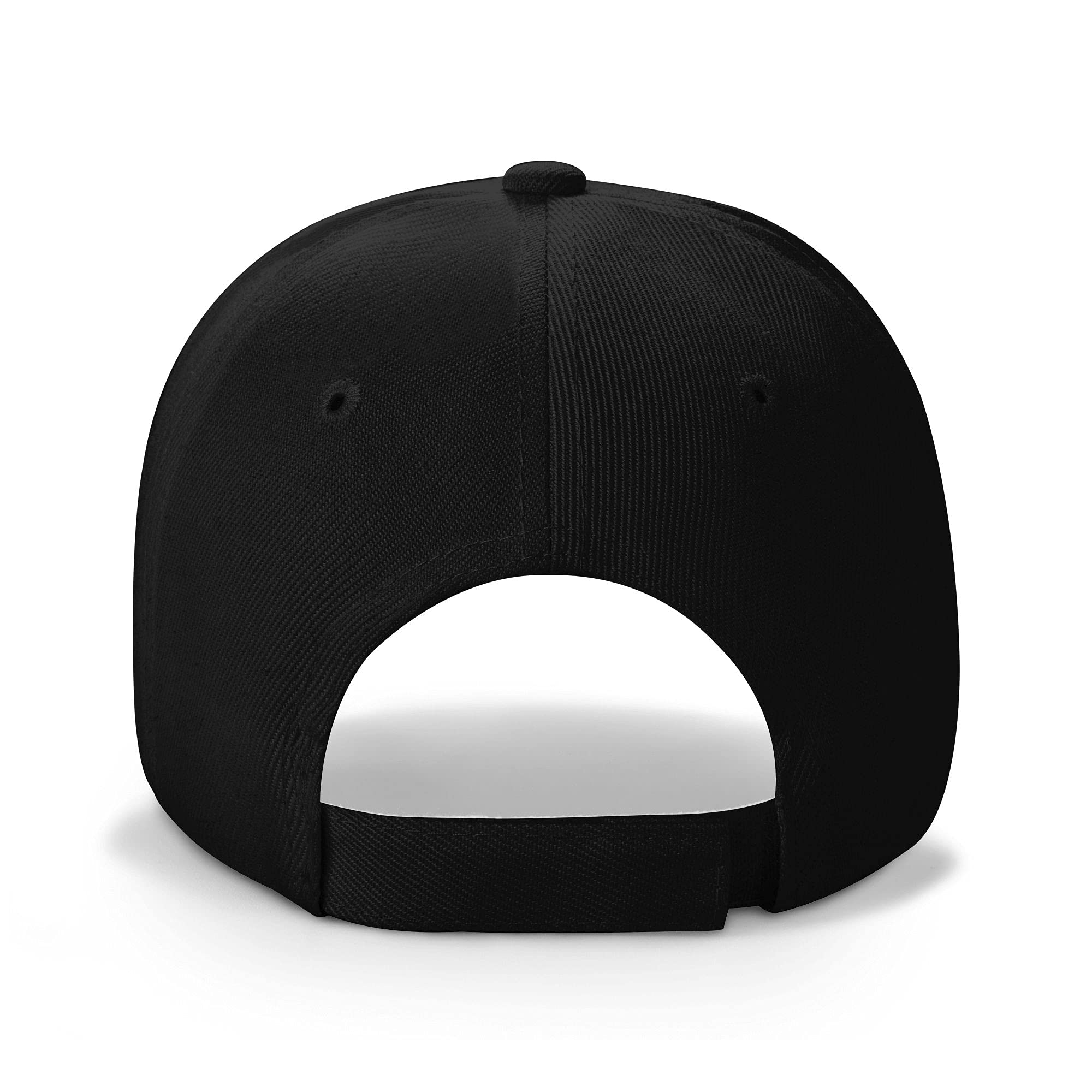 Anti-Cancer Baseball Cap for Men & Women - Adjustable Peaked Sandwich Dad Hat - Black Golf Hat for Outdoor Activities & Awareness Support