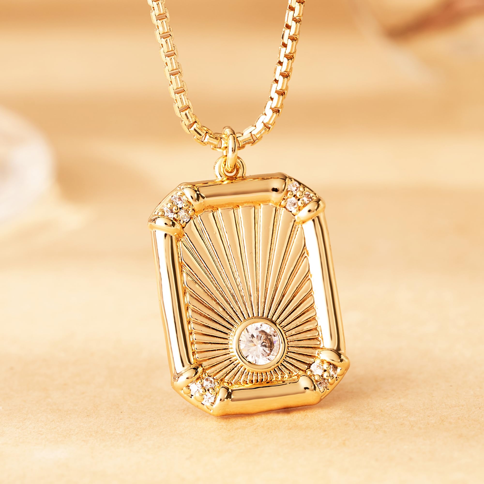 Fettero Women's Custom Engraved Gold Coin Necklace - Round Disc Pendant with Dainty Chain, Trendy Jewelry Gift for Her | Perfect for Everyday Wear, Date Nights & Special Occasions