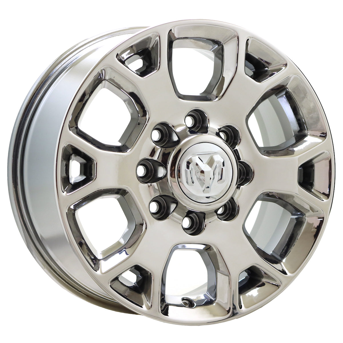 18 Dodge Ram 2500 3500 Truck Bright Chrome Wheels Factory OEM 2693 EXCHANGE - Premium Replacement Wheels for Off-Roading & Heavy-Duty Towing