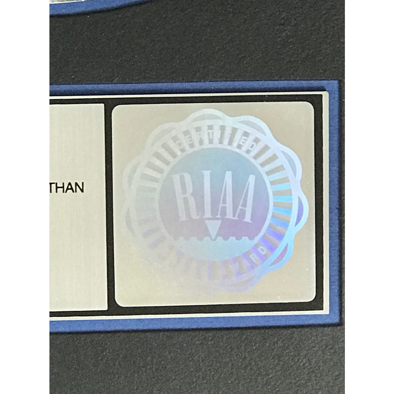 Cocktail Film Soundtrack RIAA 4x Multi Platinum Album Award - Perfect for Movie Lovers, Music Collectors & Home Decor