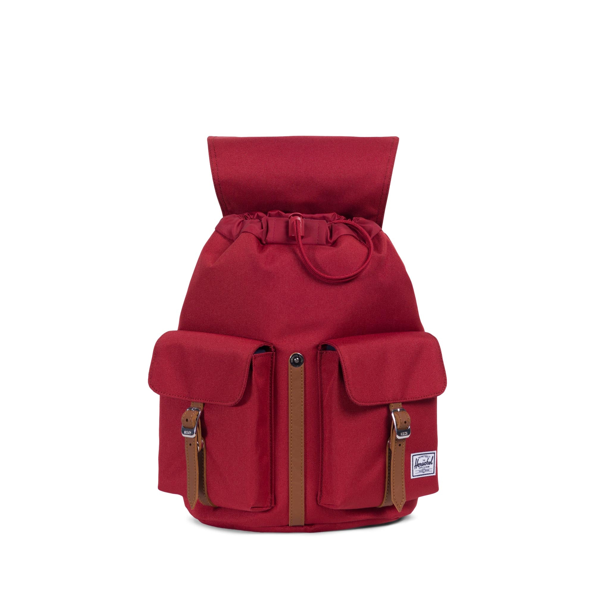 Herschel Dawson Backpack - Stylish & Durable Brick Red Laptop Backpack for School, Travel & Work | Water-Resistant & Comfortable Design