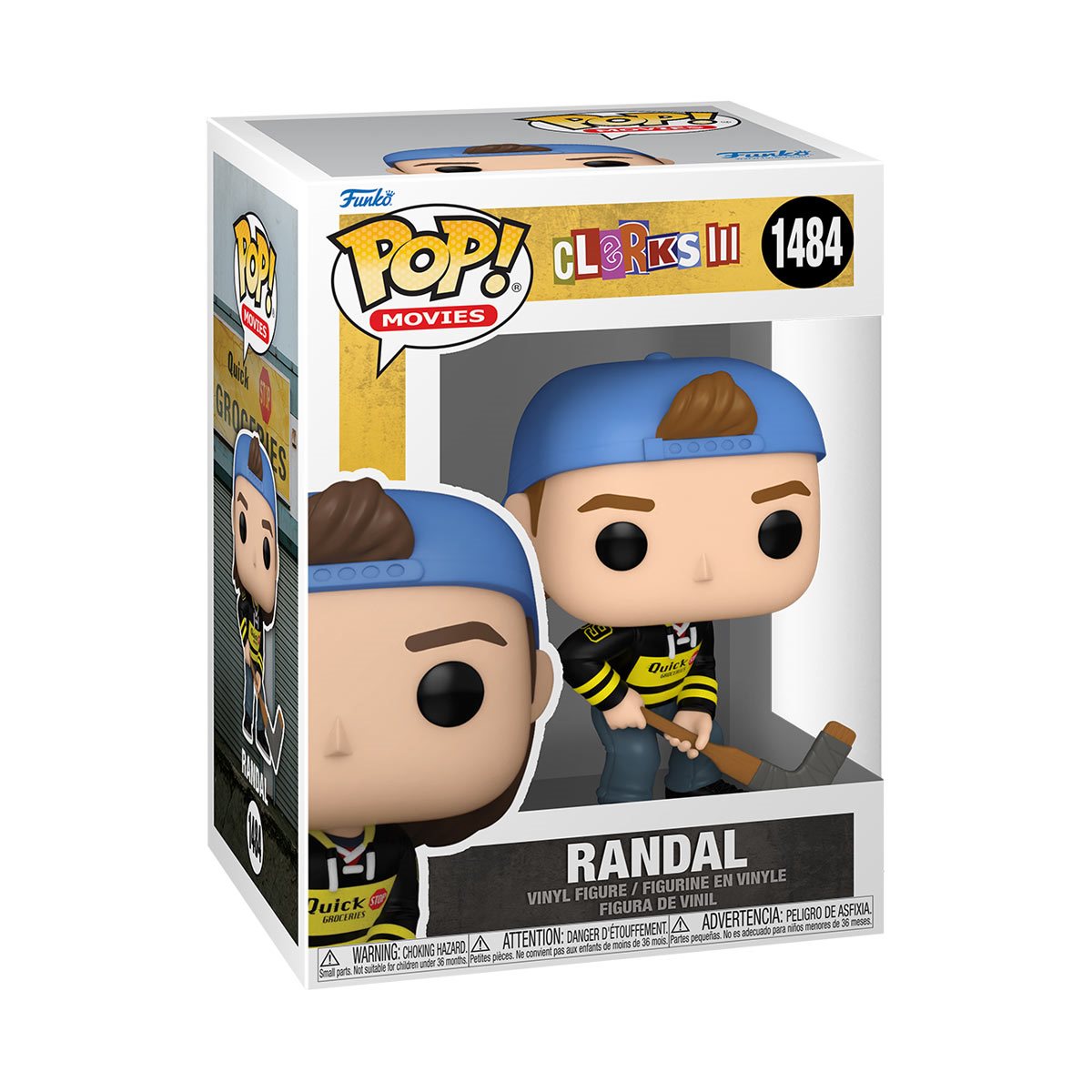 Clerks 3 Randal Funko Pop! Vinyl Figure #1484 - Exclusive Collectible for Movie Fans & Pop Culture Enthusiasts - Perfect for Display, Gifts, and Comic Conventions