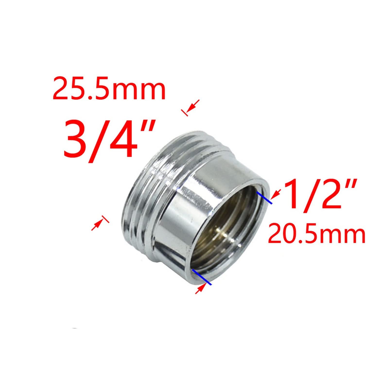 Brass Garden Hose Adapter 1/2