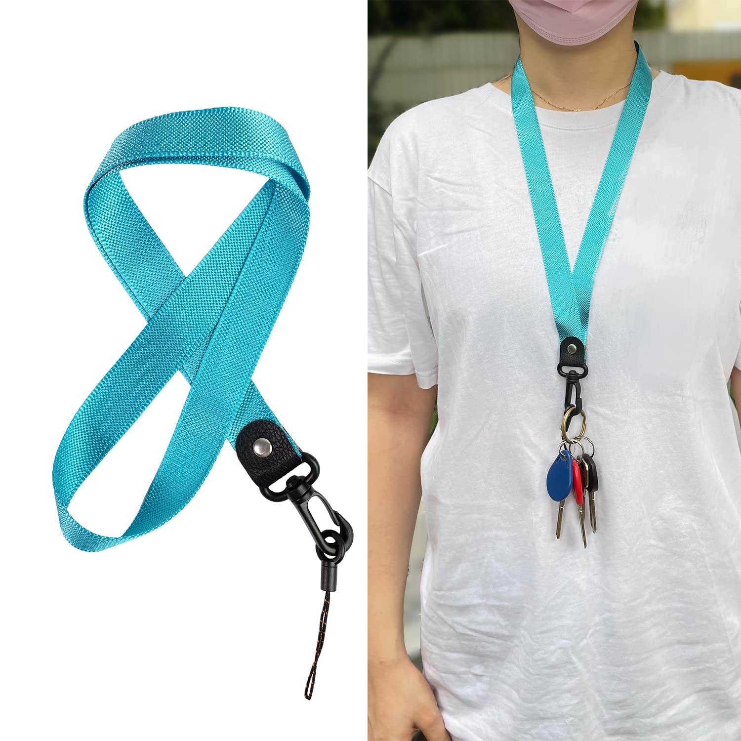 Wrist & Neck Lanyards for ID Badges & Keys