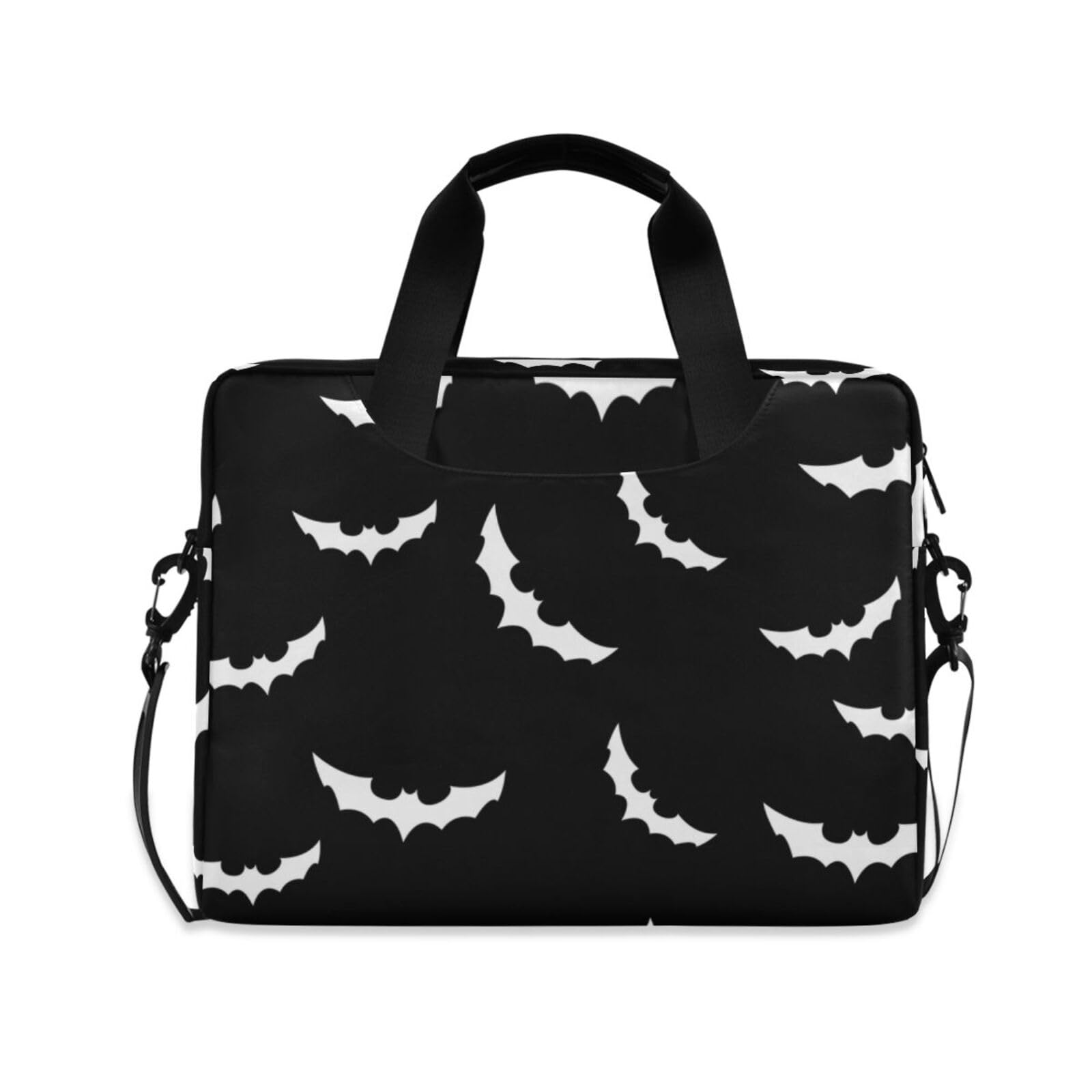 Gothic Bats Halloween Laptop Sleeve 15.6 Inch - Waterproof Computer Briefcase for Women & Men - Perfect for Work, School & Travel
