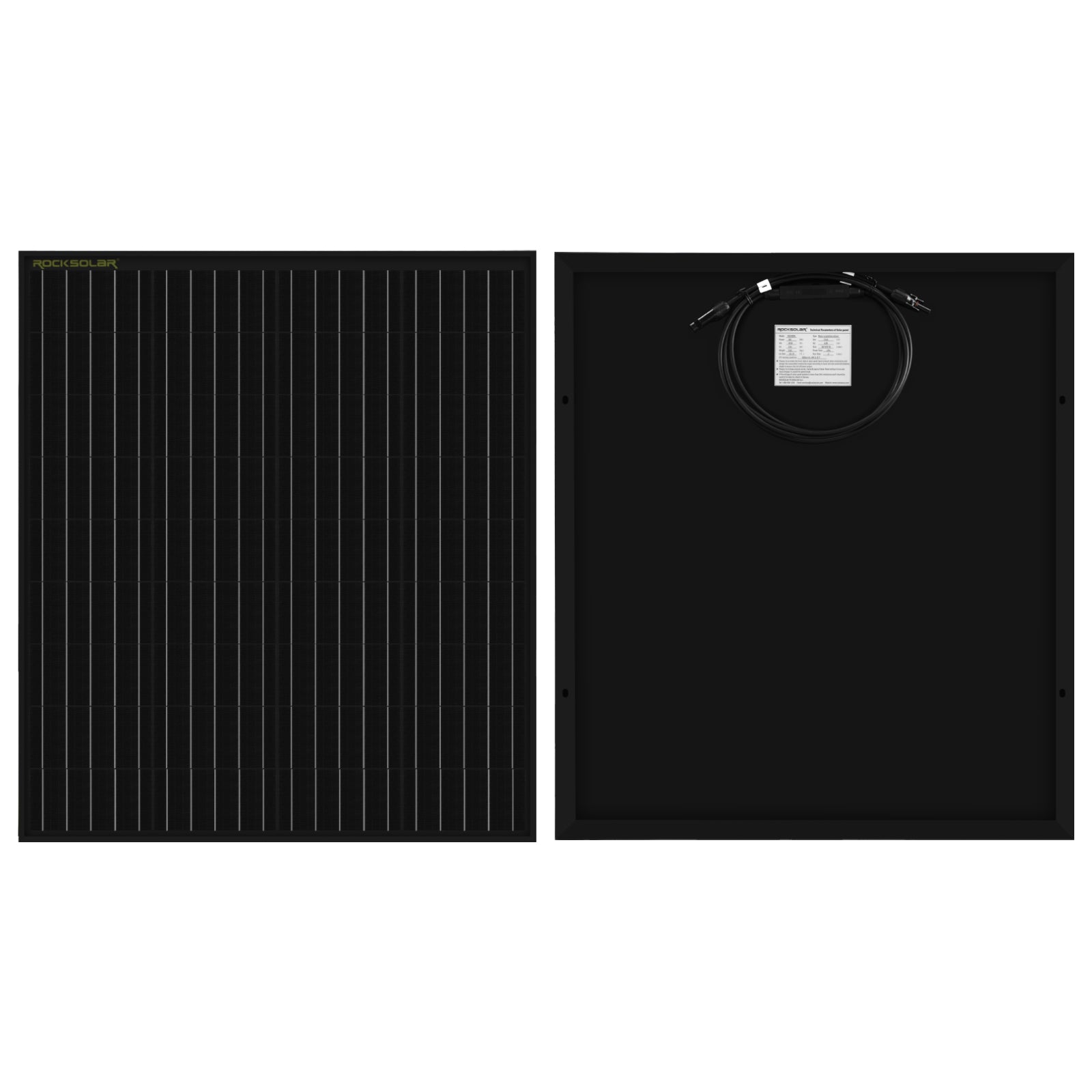 ROCKSOLAR 500W 12V Off Grid Solar Panel Kit with Charge Controller - Portable Solar Power System for RV, Boat, Cabin & Emergency Backup