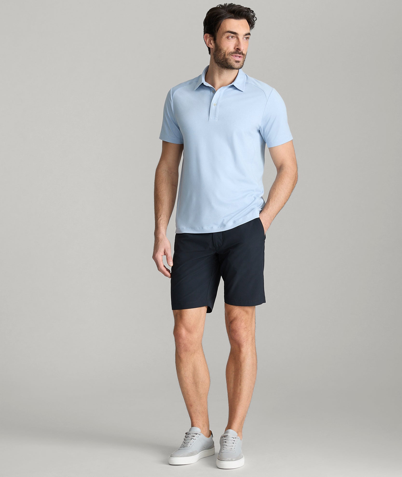 Men's Traveler Tech Shorts - Lightweight Quick-Dry Comfort for Hiking, Gym & Outdoor Adventures