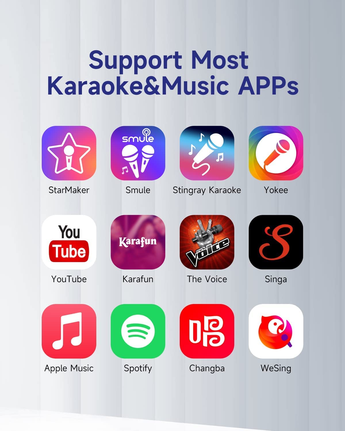 Portable Party Box Karaoke Machine with Bluetooth, DJ Lights & 2 UHF Wireless Microphones - PA System for Kids & Adults, Recording Function - Perfect for Home Parties, Outdoor Gatherings & Birthday Gifts