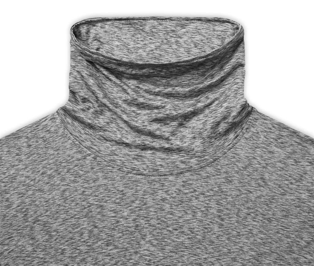 TCA Women's Thermal Running Top - Funnel Neck Warm-Up Shirt for Cold Weather Workouts & Outdoor Activities