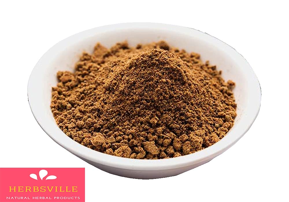 HerbsVille® 100% Organic Shikakai Powder (Acacia Concinna) - Natural Hair Treatment for Dandruff Control, Shine & Growth | Chemical-Free Skin Care & Hair Pack | Double Filtered 100g | Perfect for DIY Hair Masks & Ayurvedic Beauty Routines