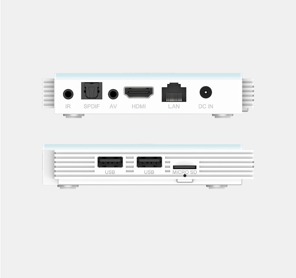 MECOOL KM2 Plus Deluxe Android TV Box - Android 11.0, Netflix Certified, WiFi 6, 4K HDR, 4GB RAM 32GB Storage, Voice Remote, Chromecast & Bluetooth - Perfect for Streaming Movies, Gaming & Smart Home Entertainment